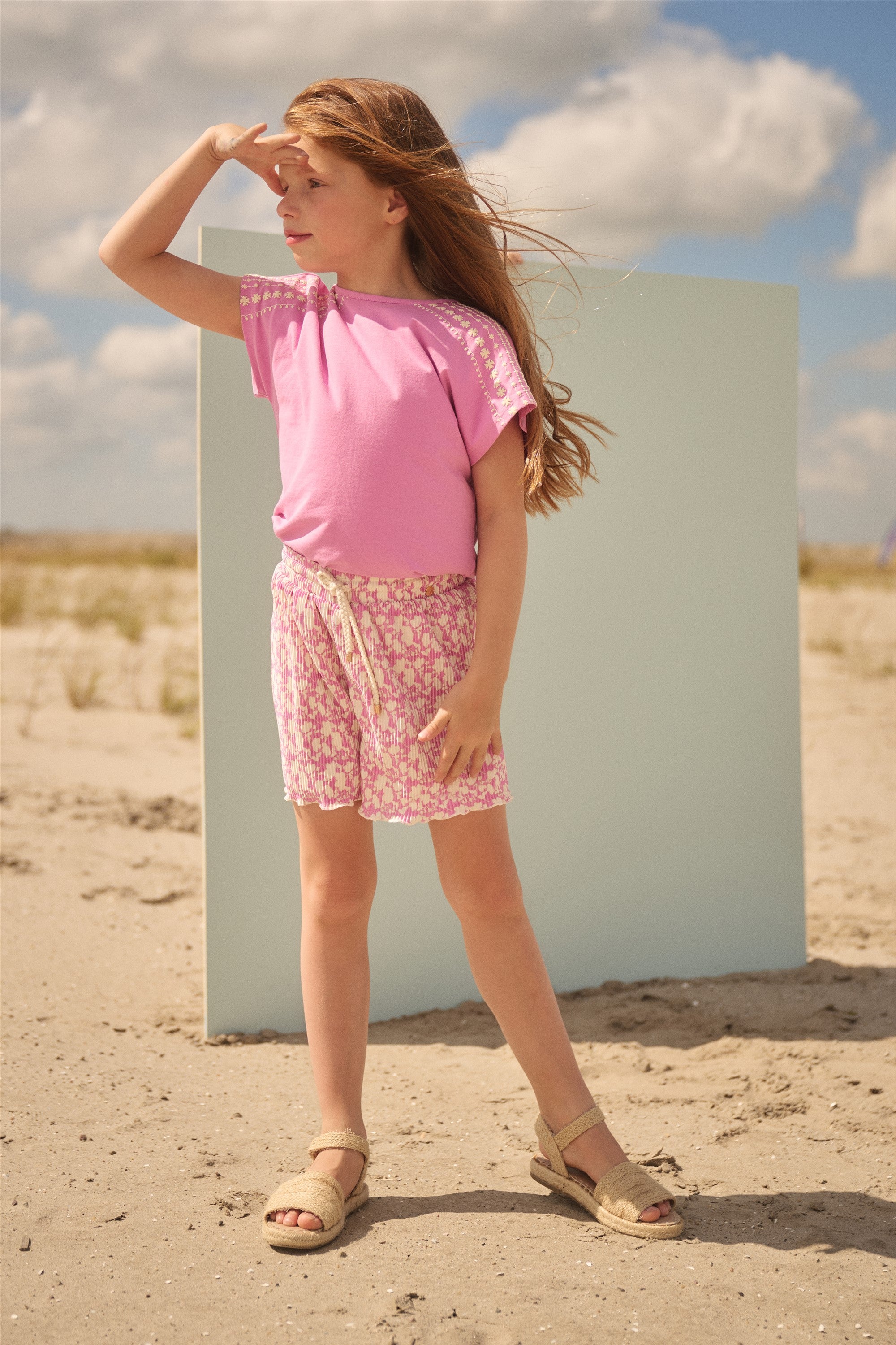 Sunny Plissee Short Fresia Paars