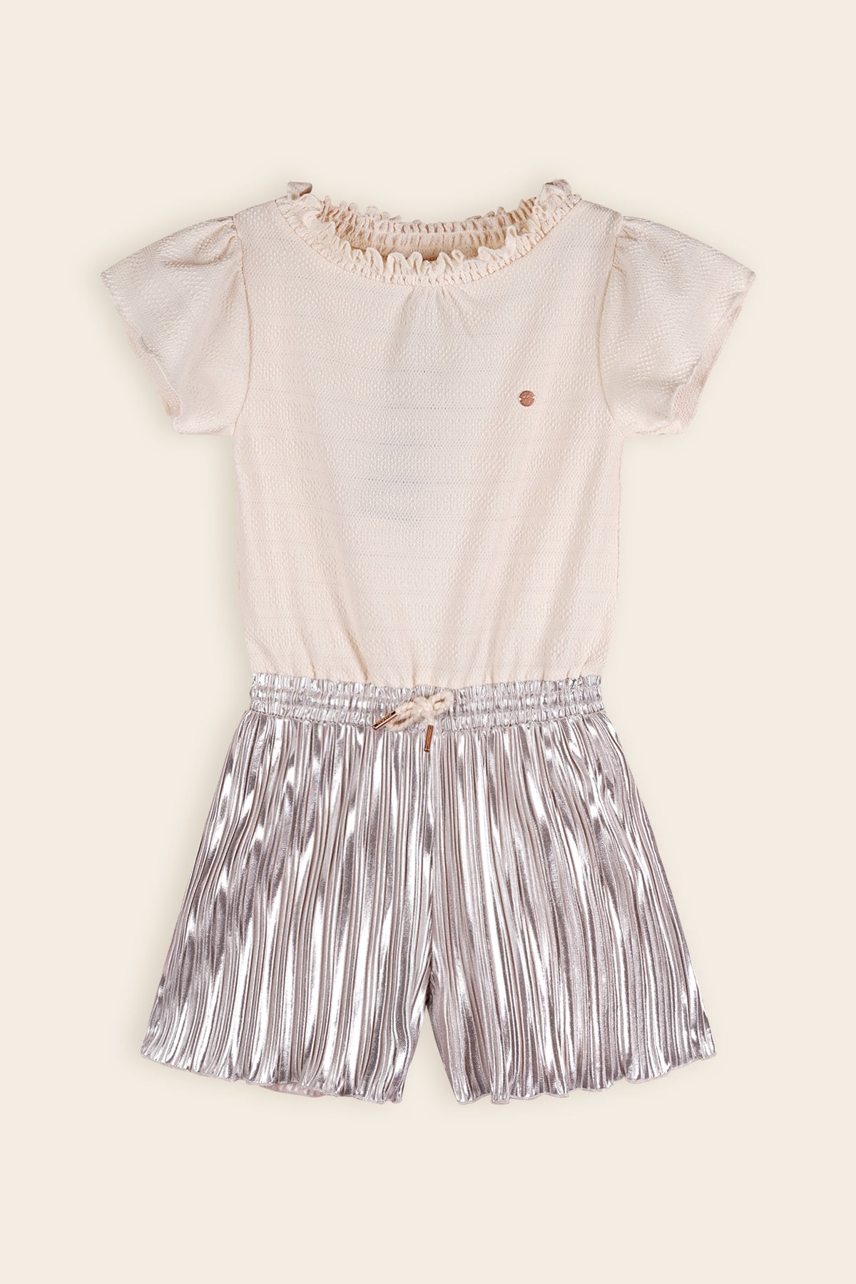 Syl Jumpsuit Korte Broek Ivoor