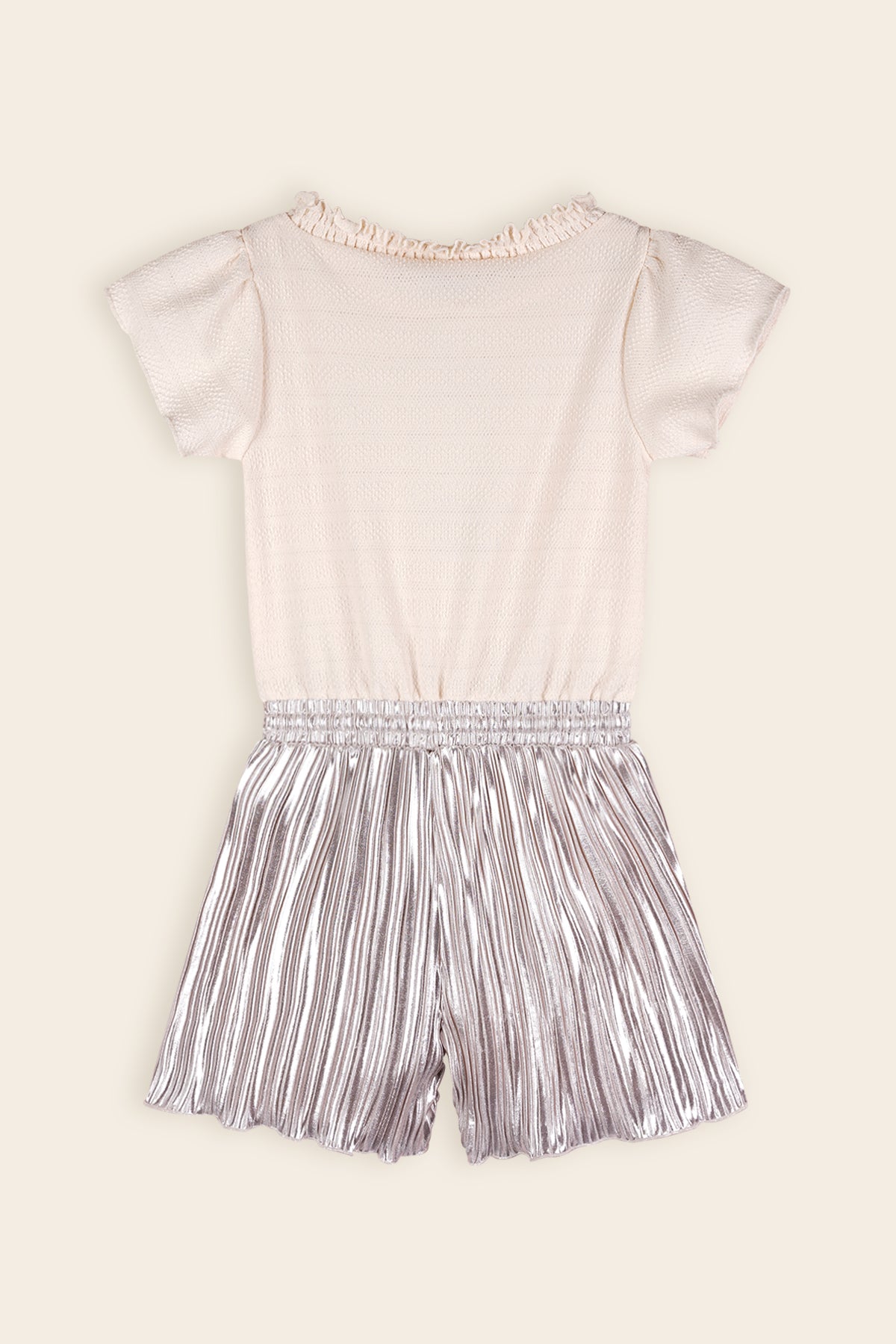 Syl Jumpsuit Korte Broek Ivoor