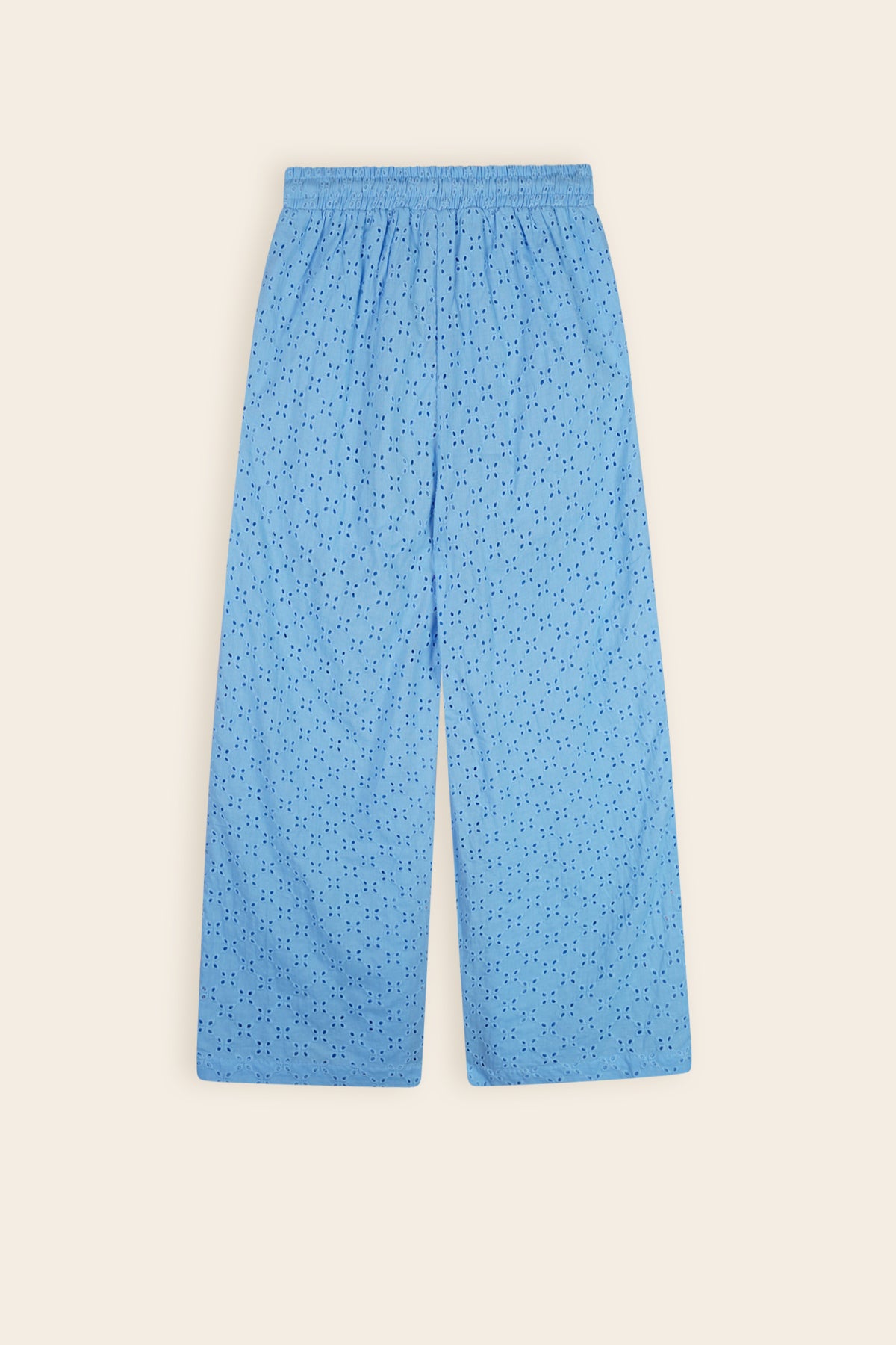 Sunet Geboduurde Broek Blauw