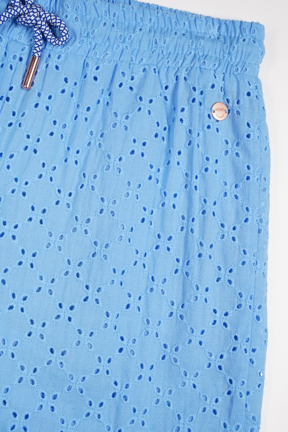 Sunet Geboduurde Broek Blauw