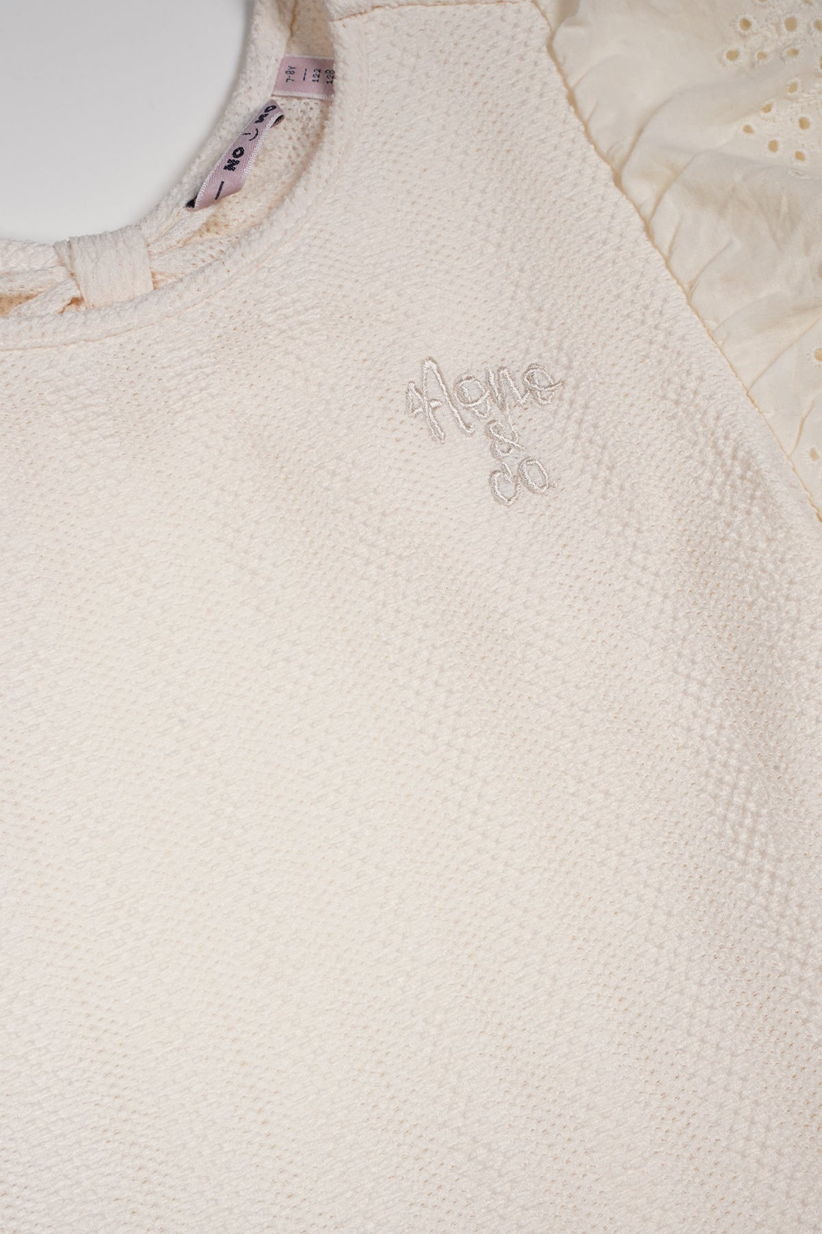 Milia Jersey Jurk Ivoor