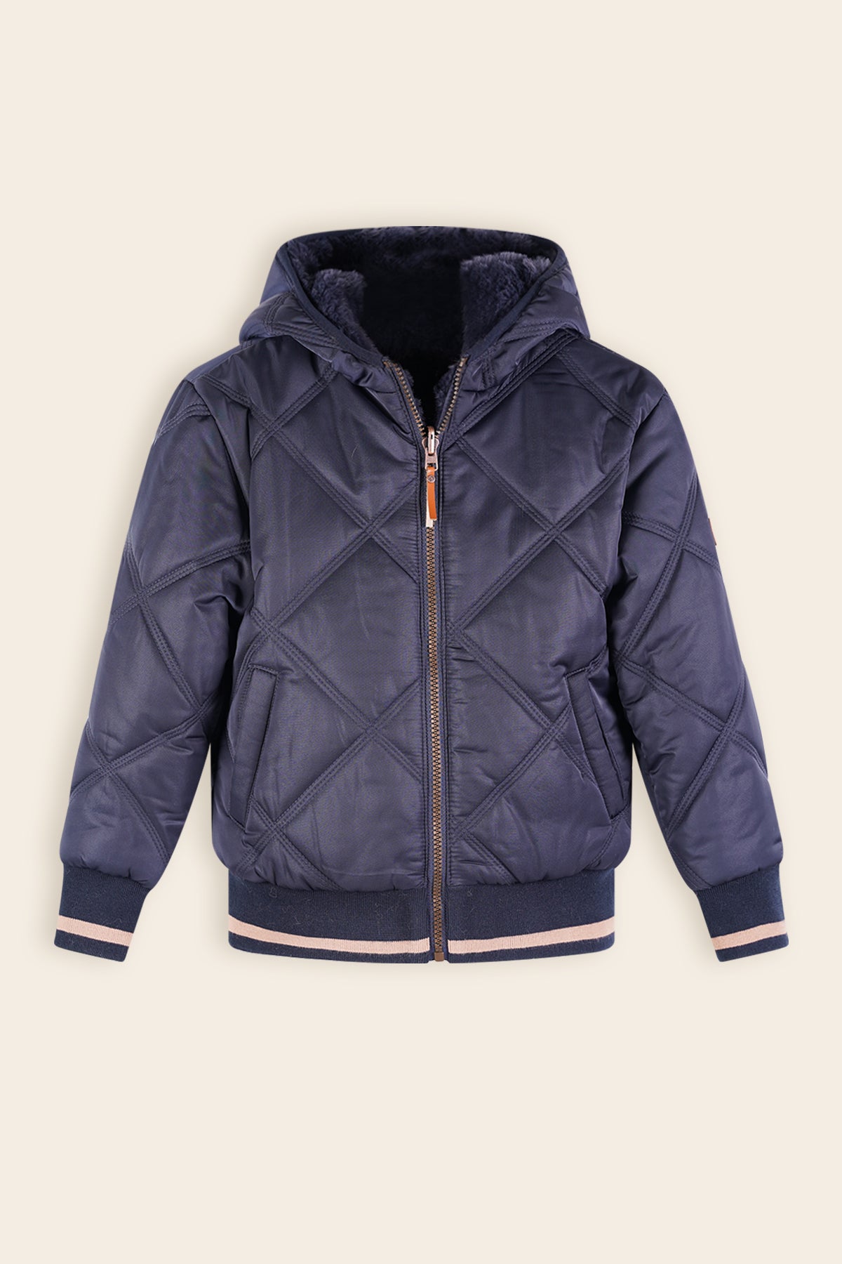 Bomby Reversible Winterjas Navy