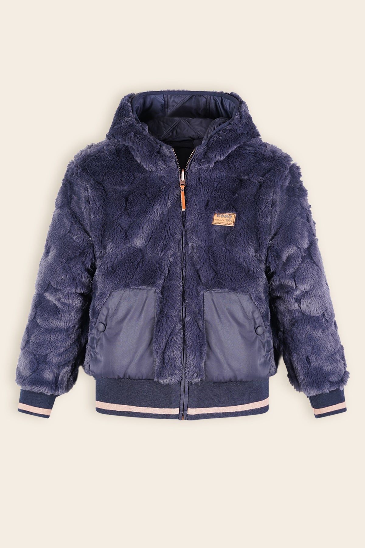 Bomby Reversible Winterjas Navy