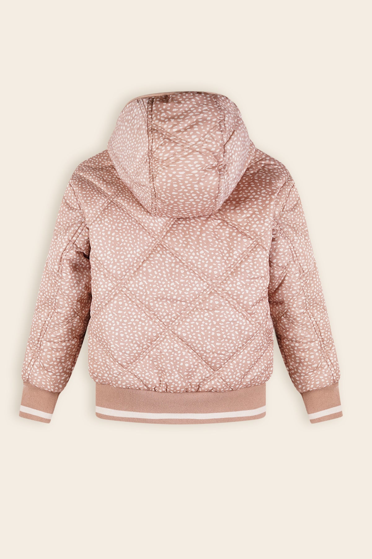 Bomby Reversible Winterjas Ivoor