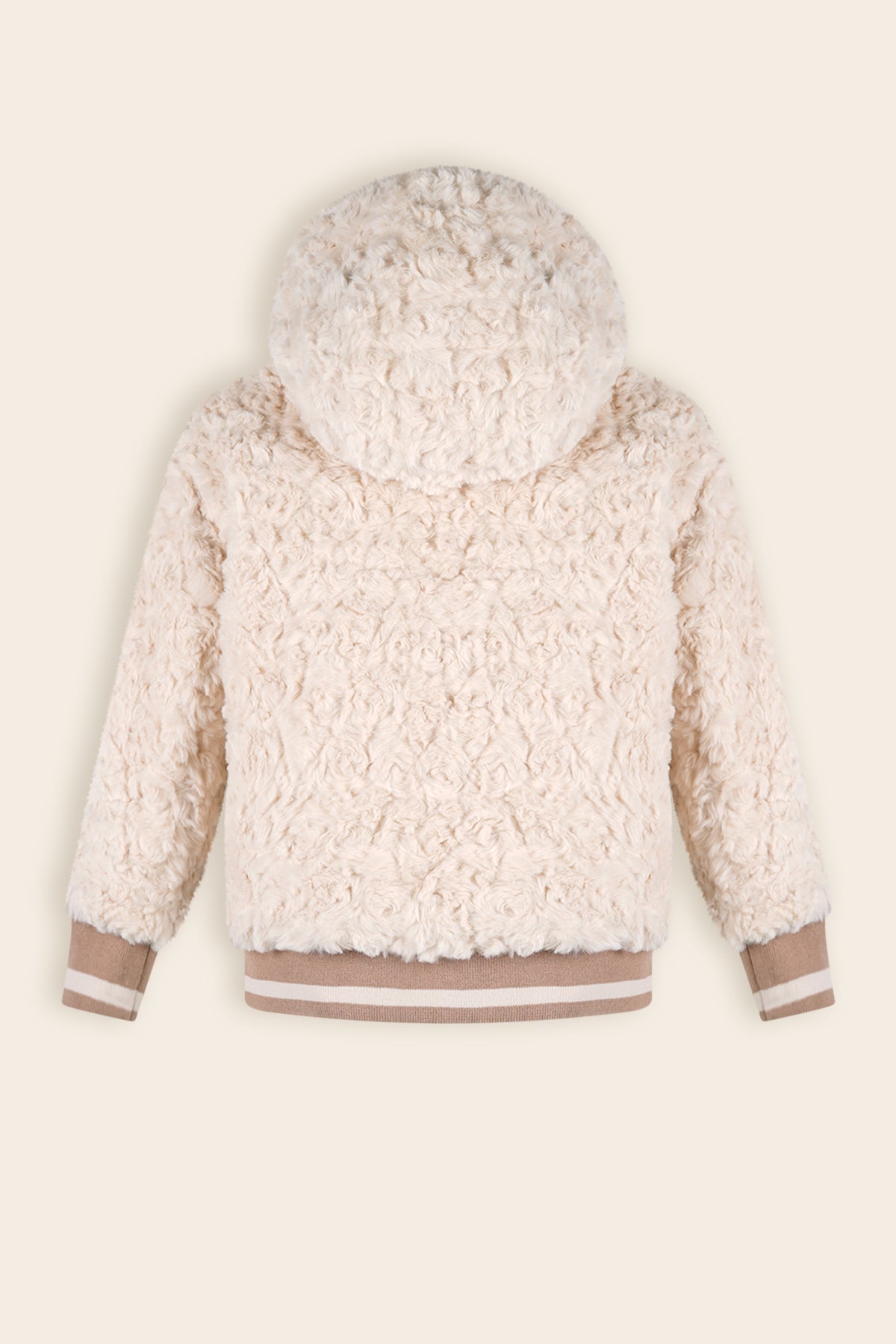 Bomby Reversible Winterjas Ivoor