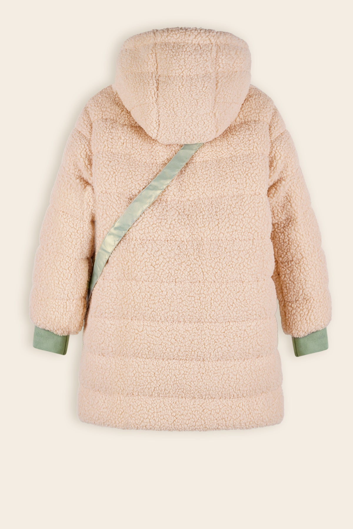 Betty Reversible Winterjas met Tasje Groen