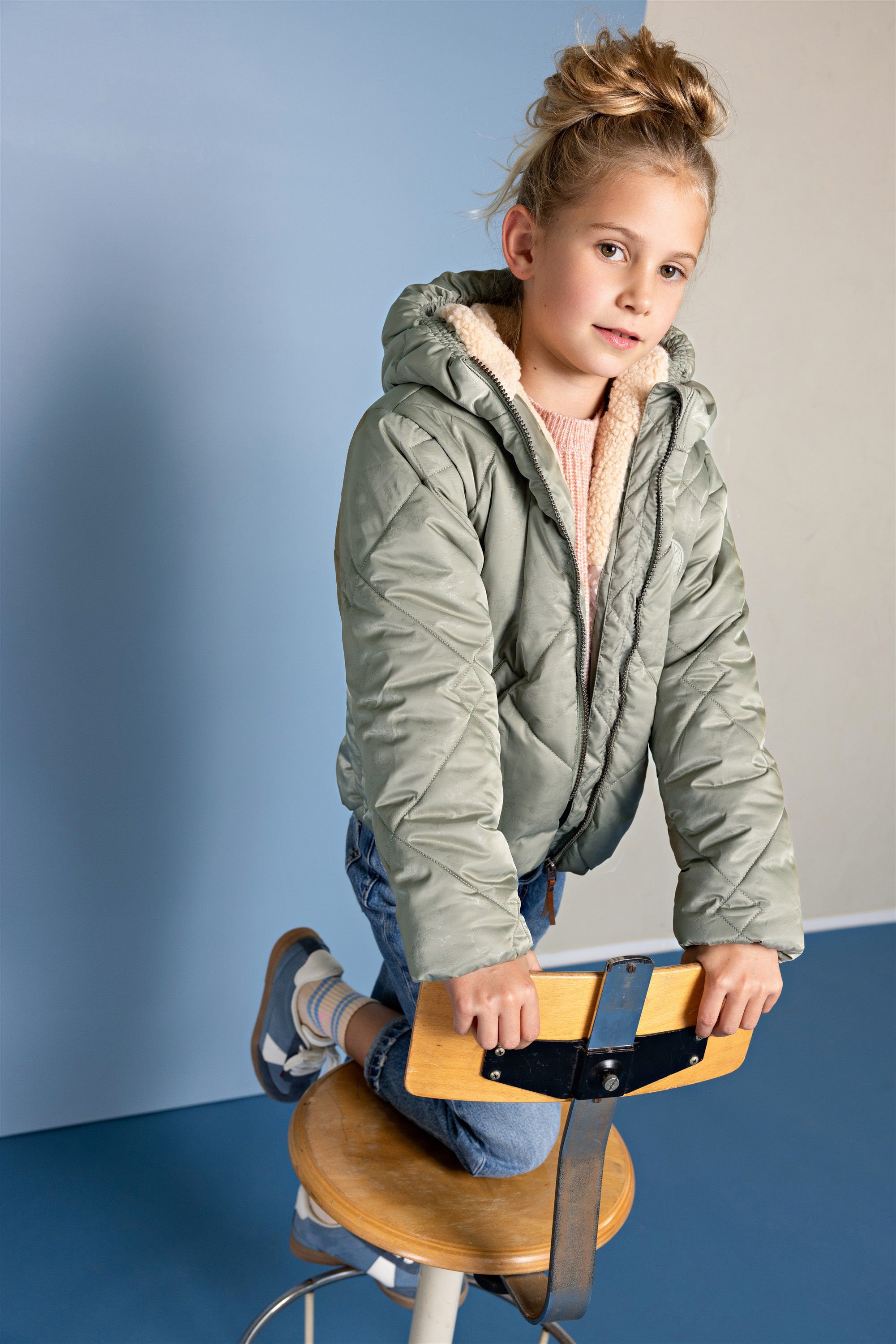 Button Winterjas Groen