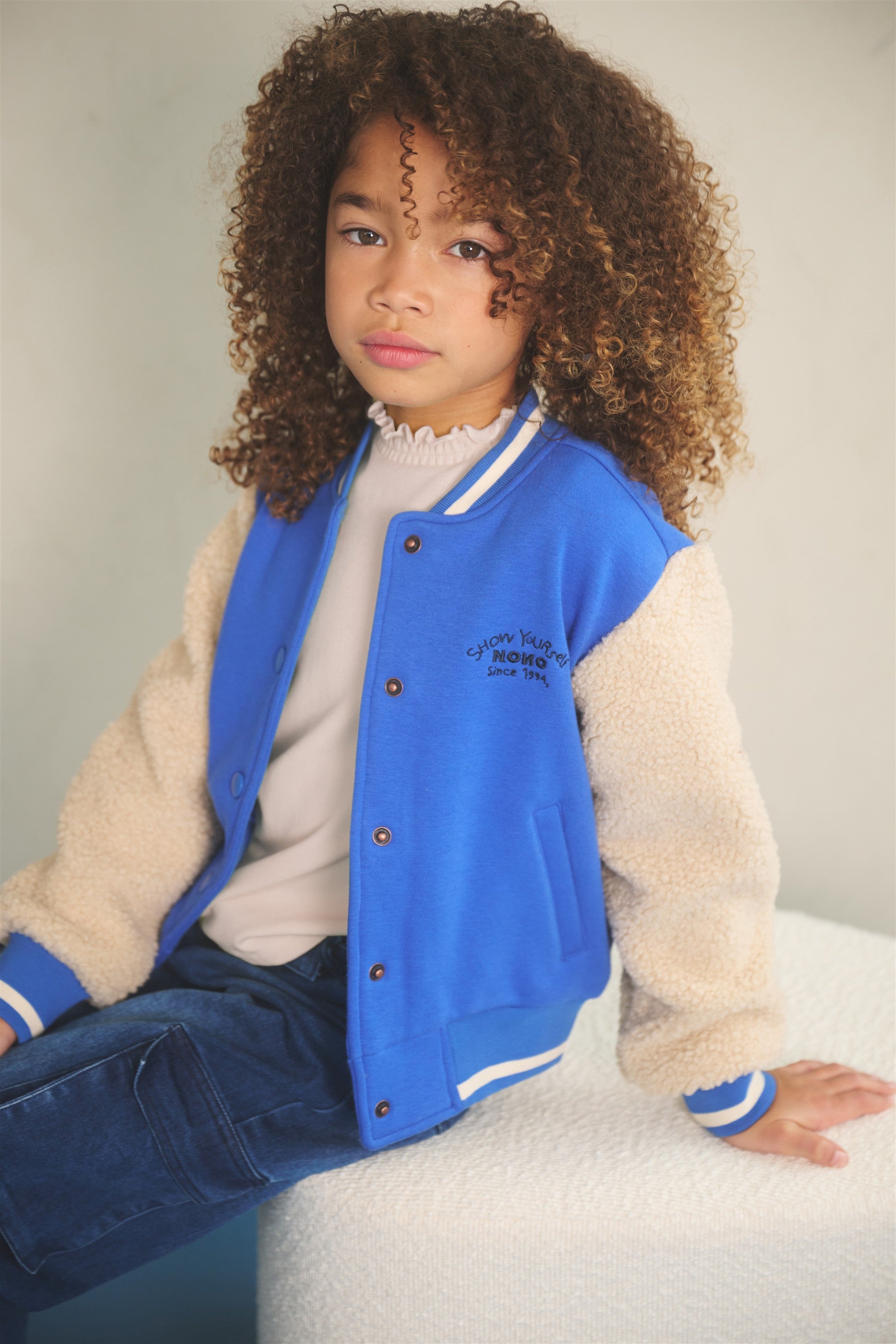 Darsy Varsity Jasje Blauw