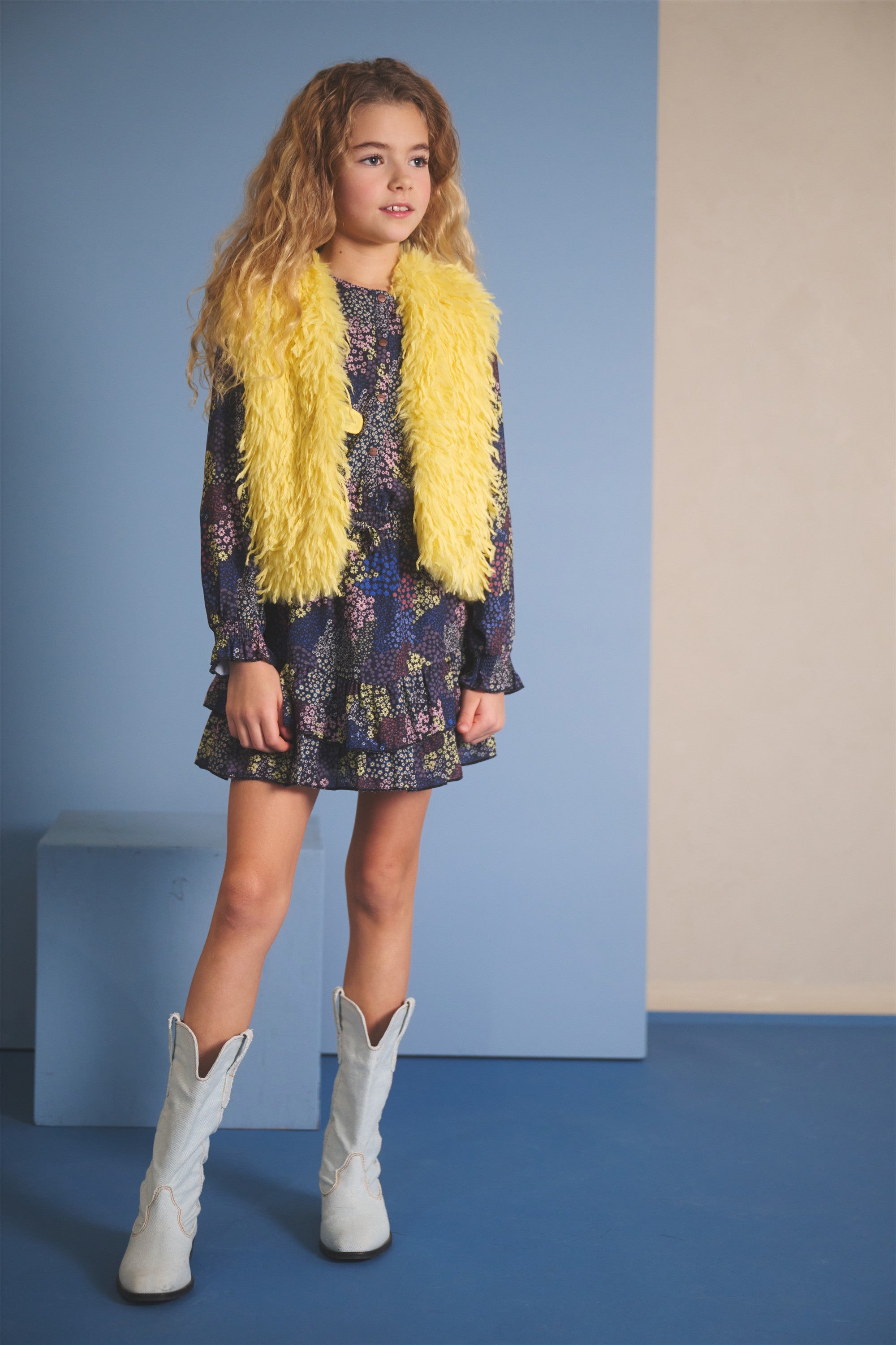 Kath Bont Gilet Geel