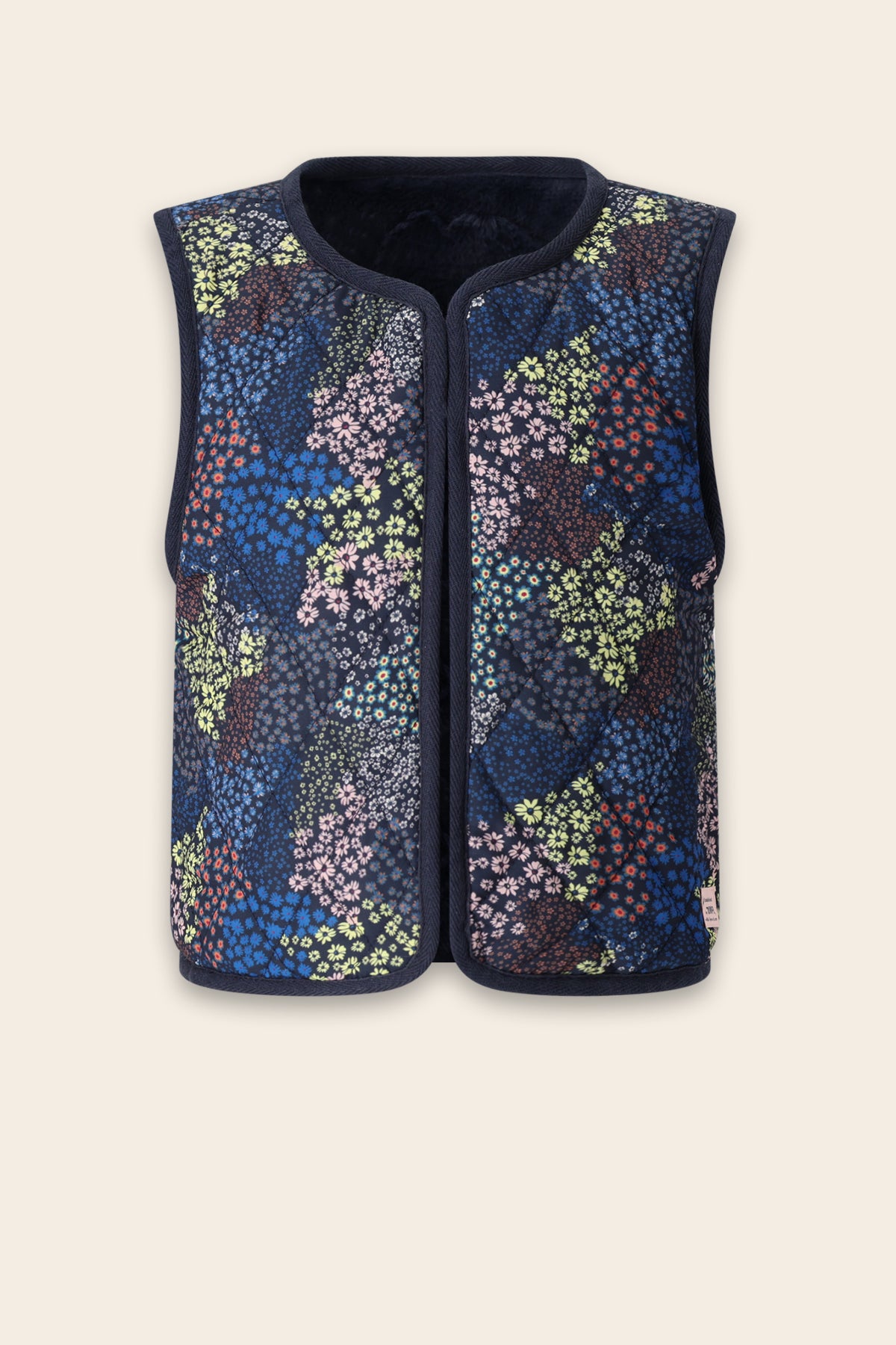 Katya Reversible Gilet Donkerblauw