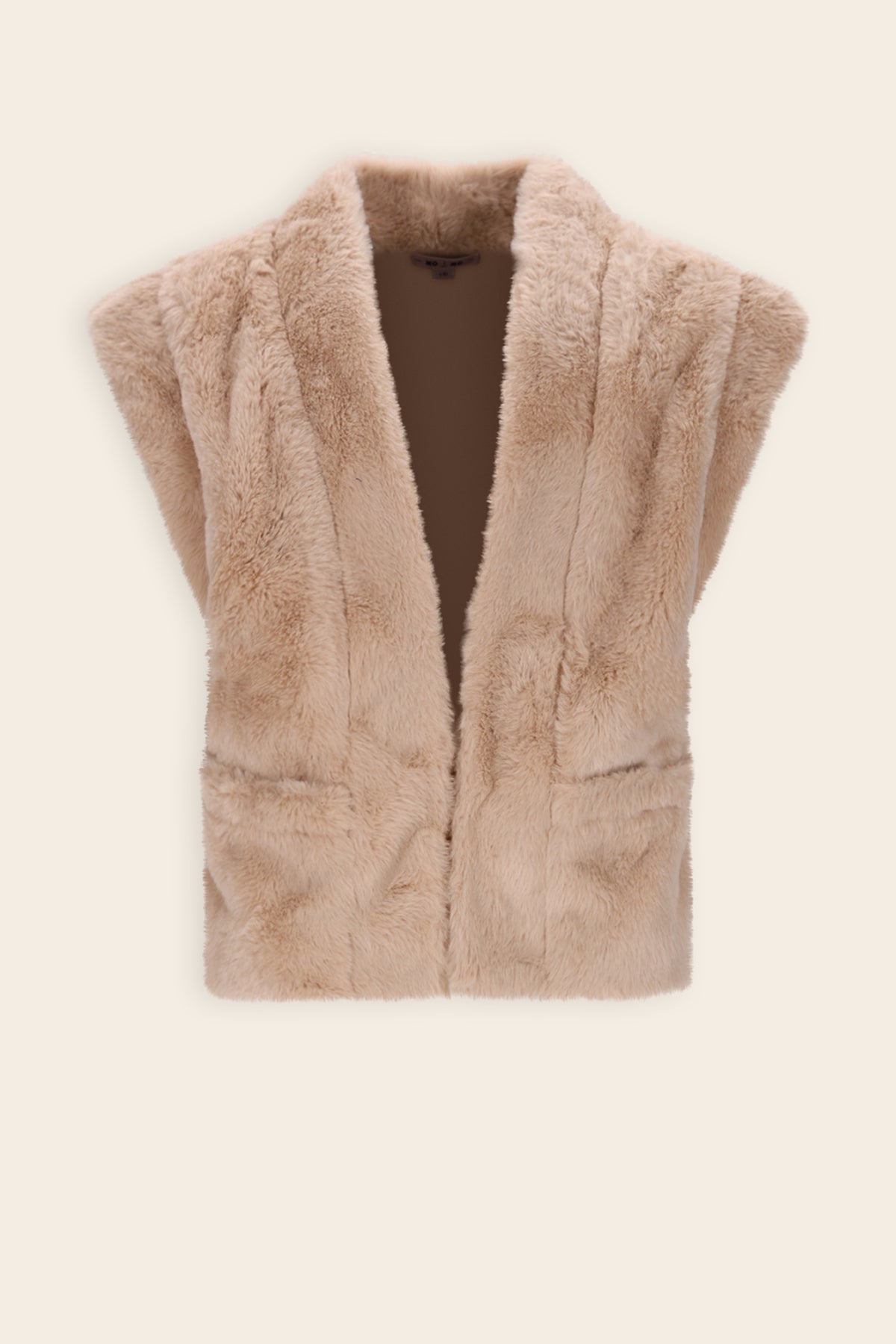 Kila Fur Gilet Zand