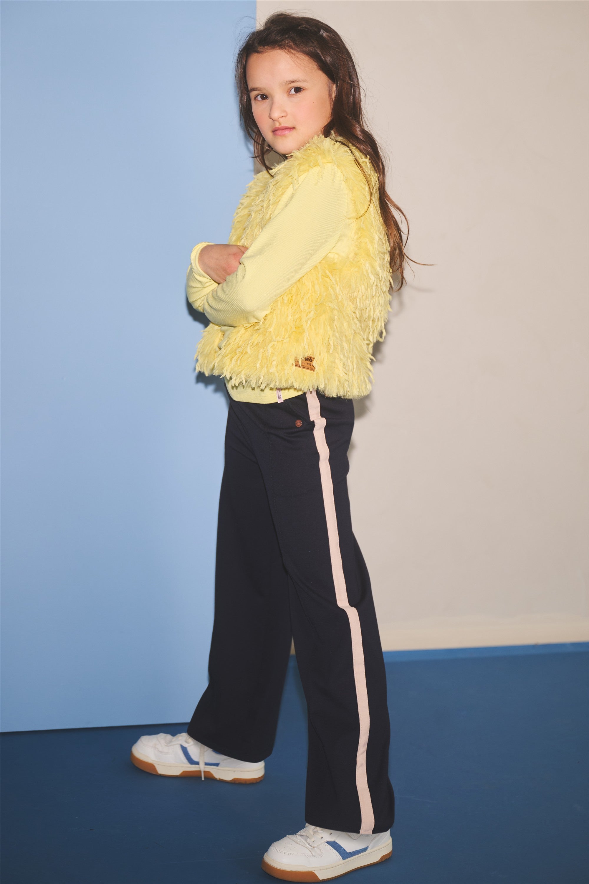 Sayla Broek Jersey Donkerblauw