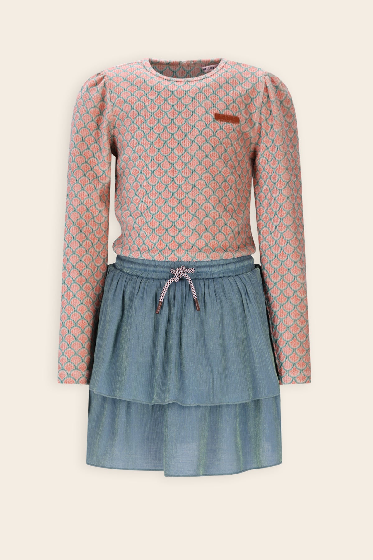 Moran Trendy Jurk Groen