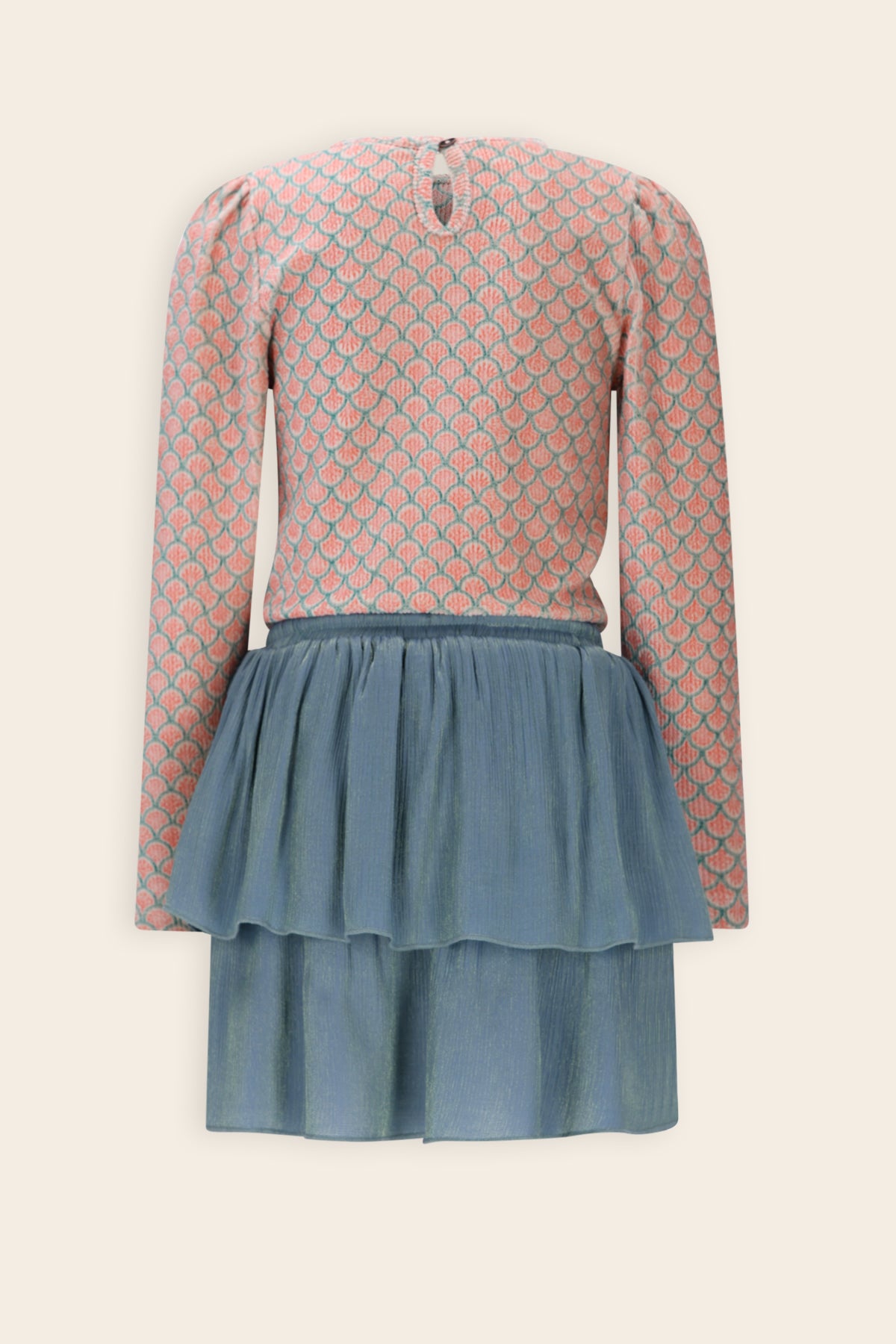 Moran Trendy Jurk Groen