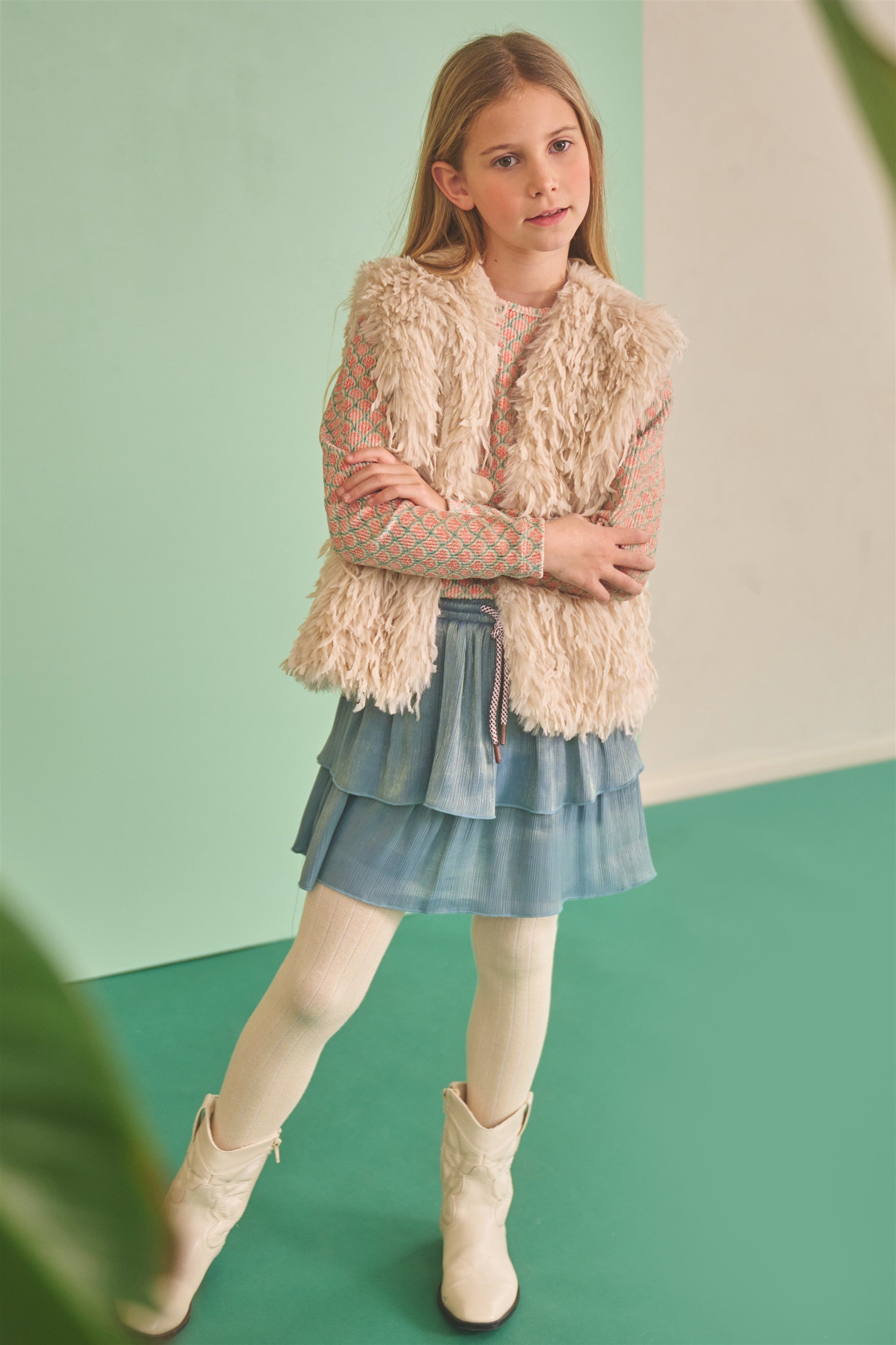 Moran Trendy Jurk Groen