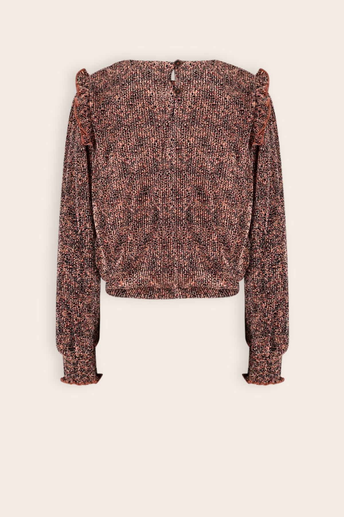 Tisja Plissee Blouse Taupe