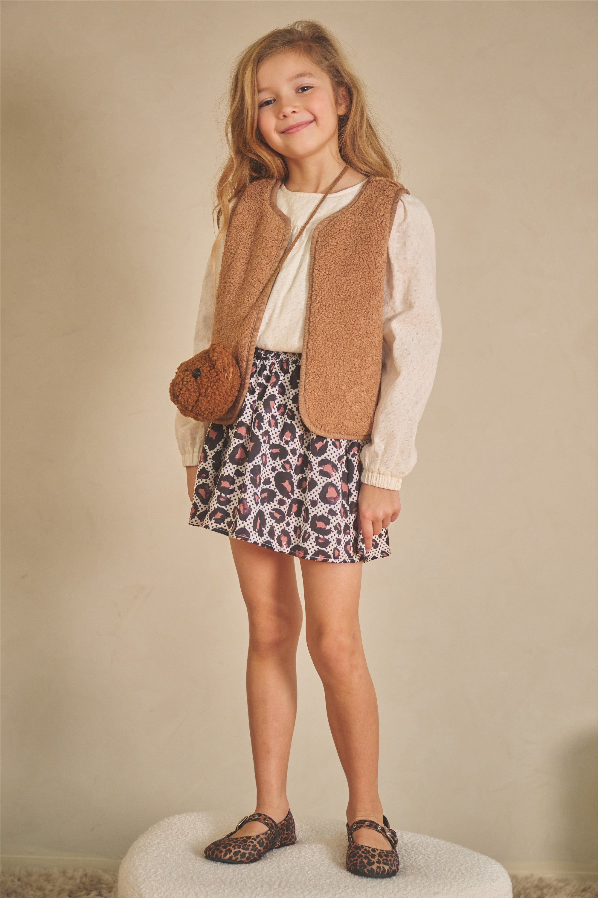 Tirzy Poplin Blouse Ivoor