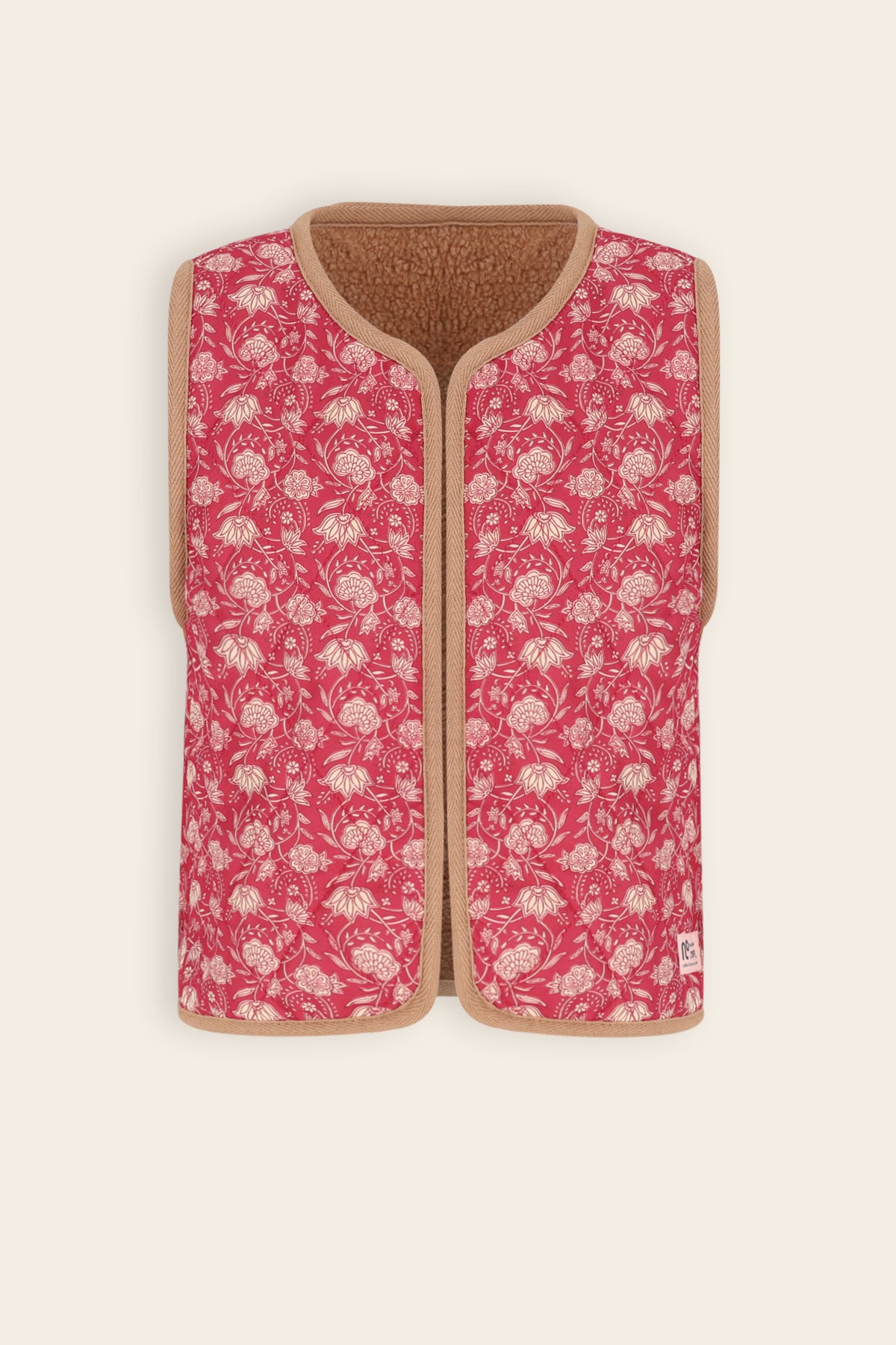 Katya Reversible Gilet Donkerroze