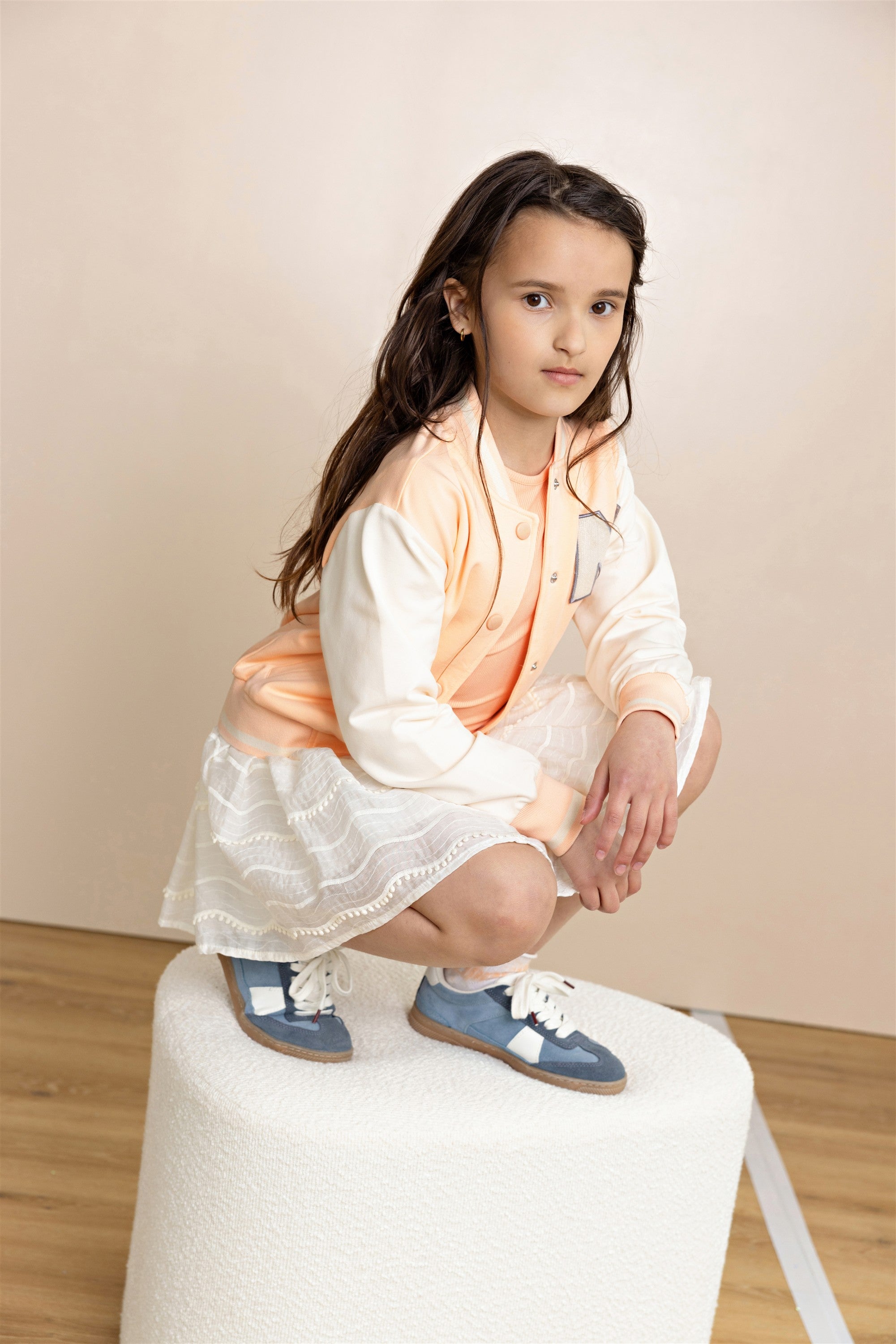 Darsy College Sweat Jasje Oranje