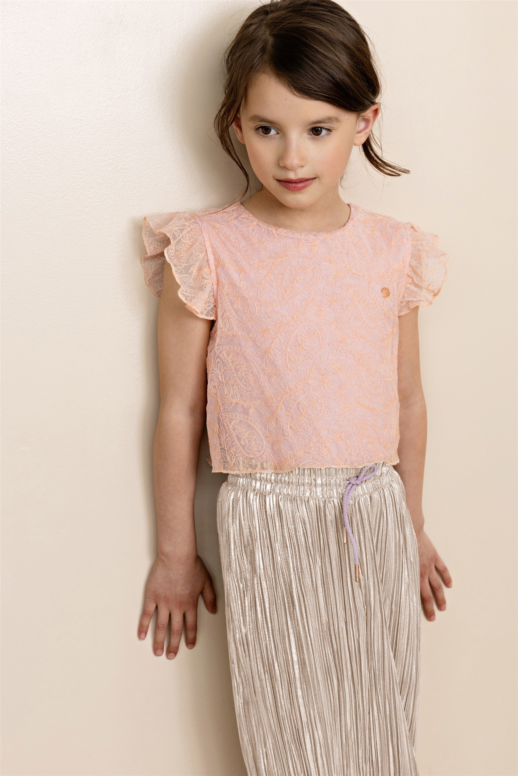 Semma Jumsuit Kant en Plissee Roze