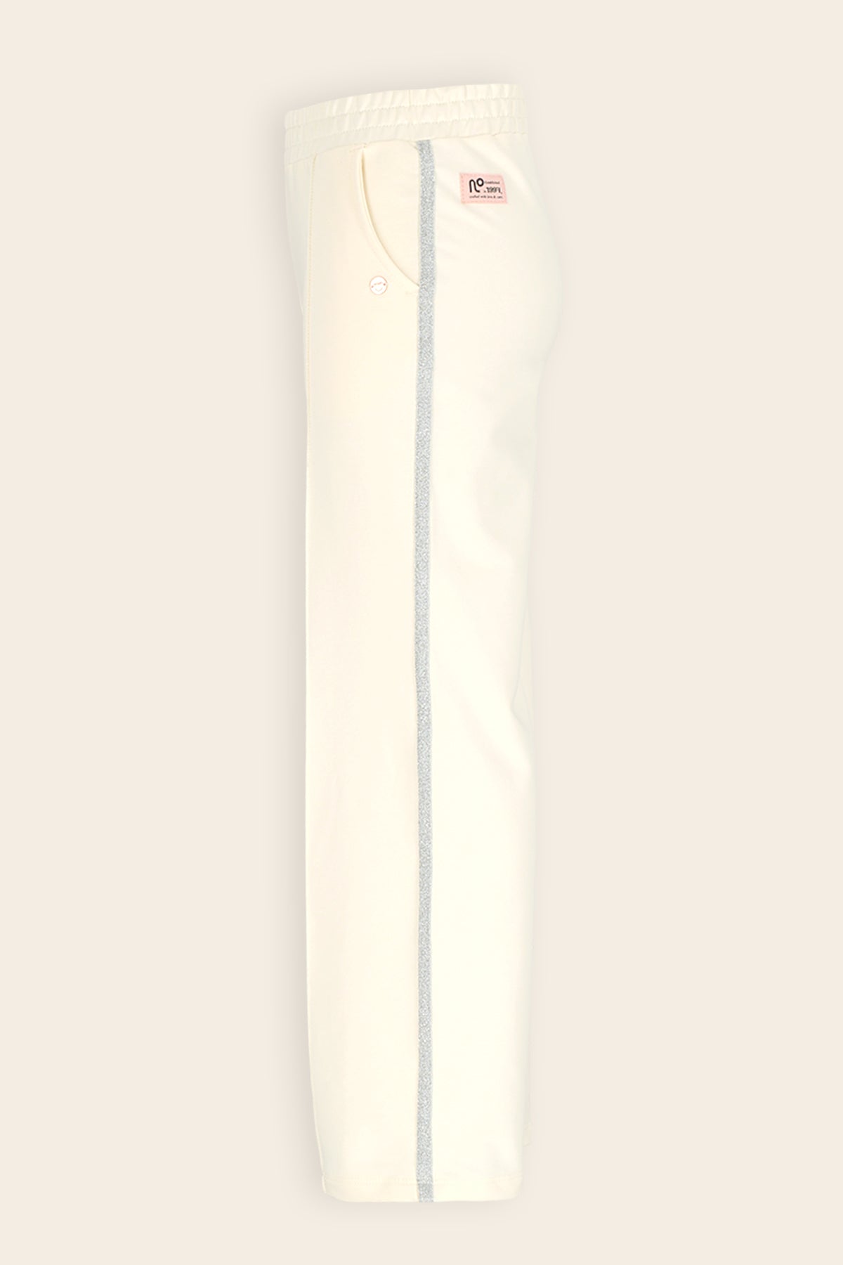 Sayla Sweat Wijde Broek Ivoor