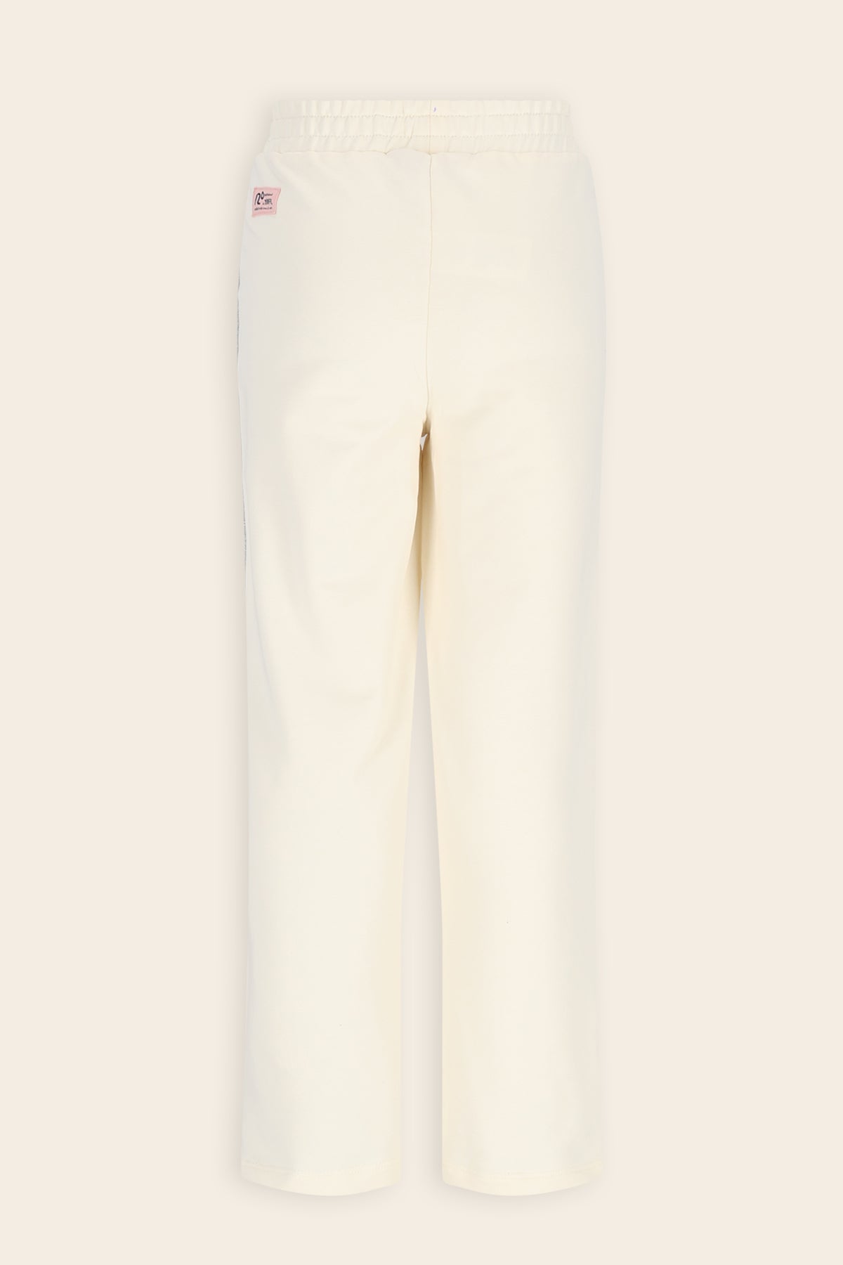 Sayla Sweat Wijde Broek Ivoor