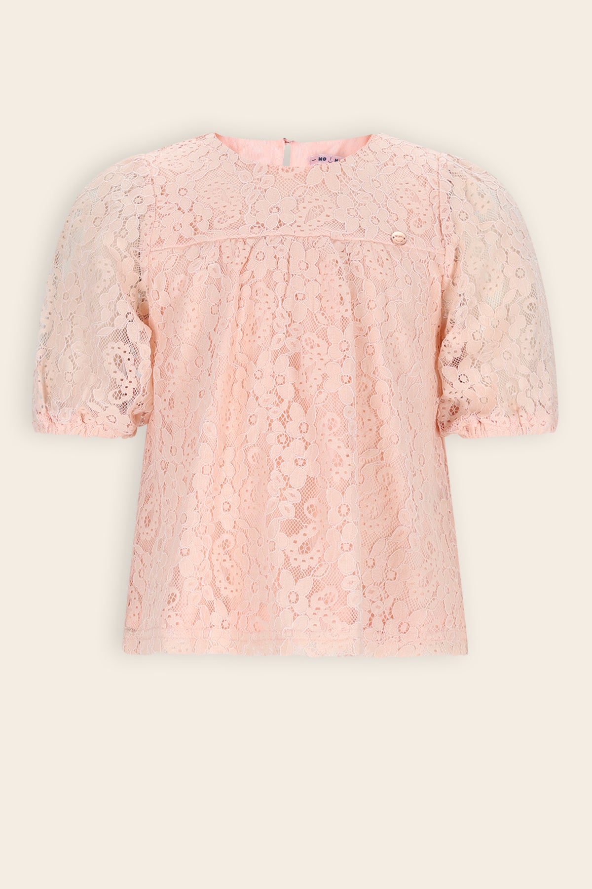 Tina Kanten Top Zacht Roze