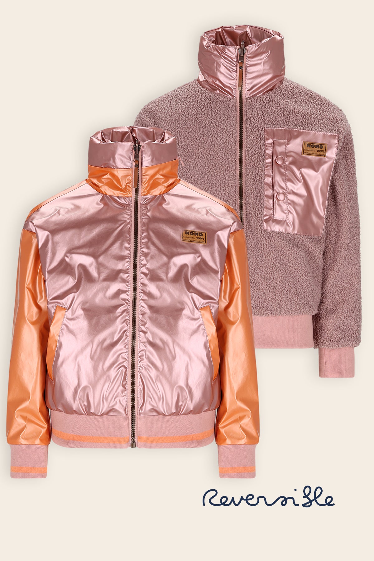 Doris Omkeerbare Zomerjas Oranje