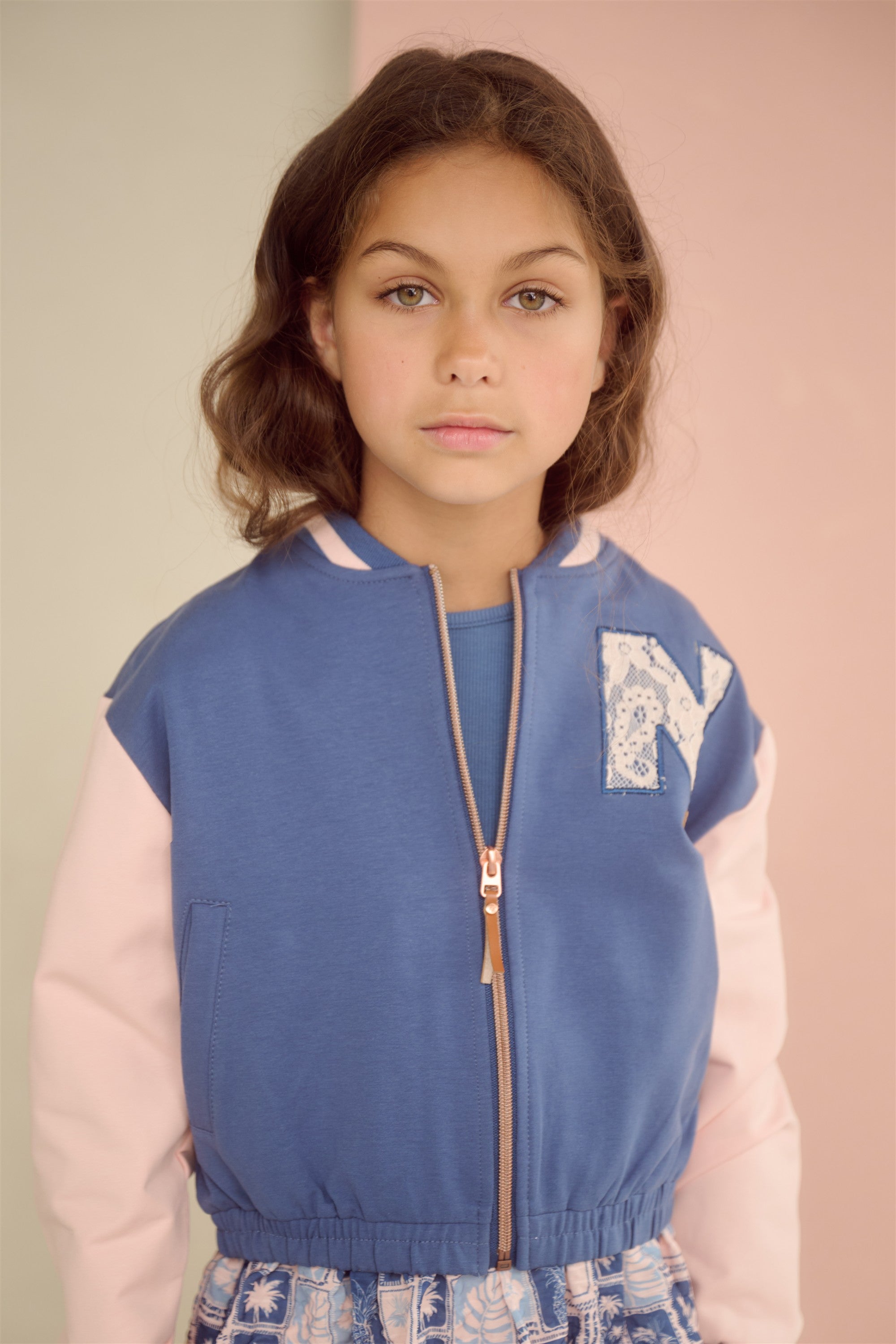 Devis Sweat Vest Blauw