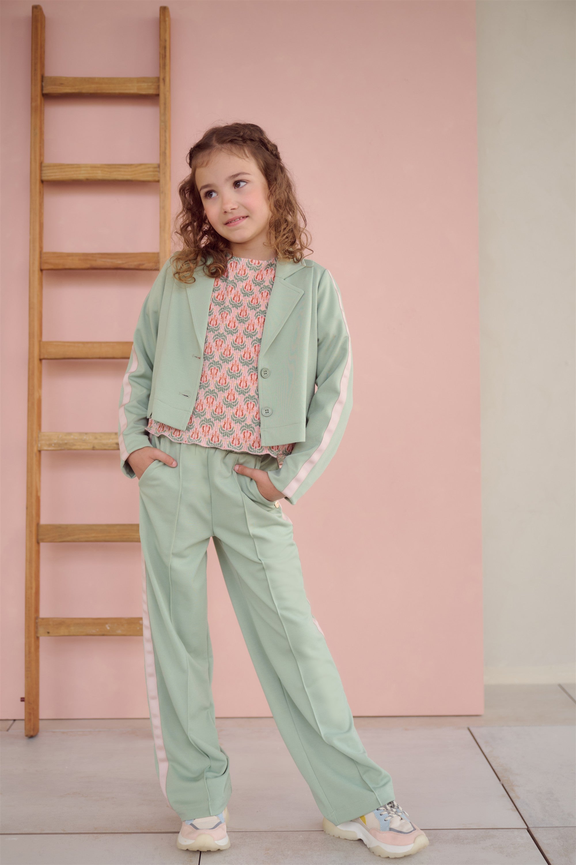 Doney Korte Interlock Blazer Groen