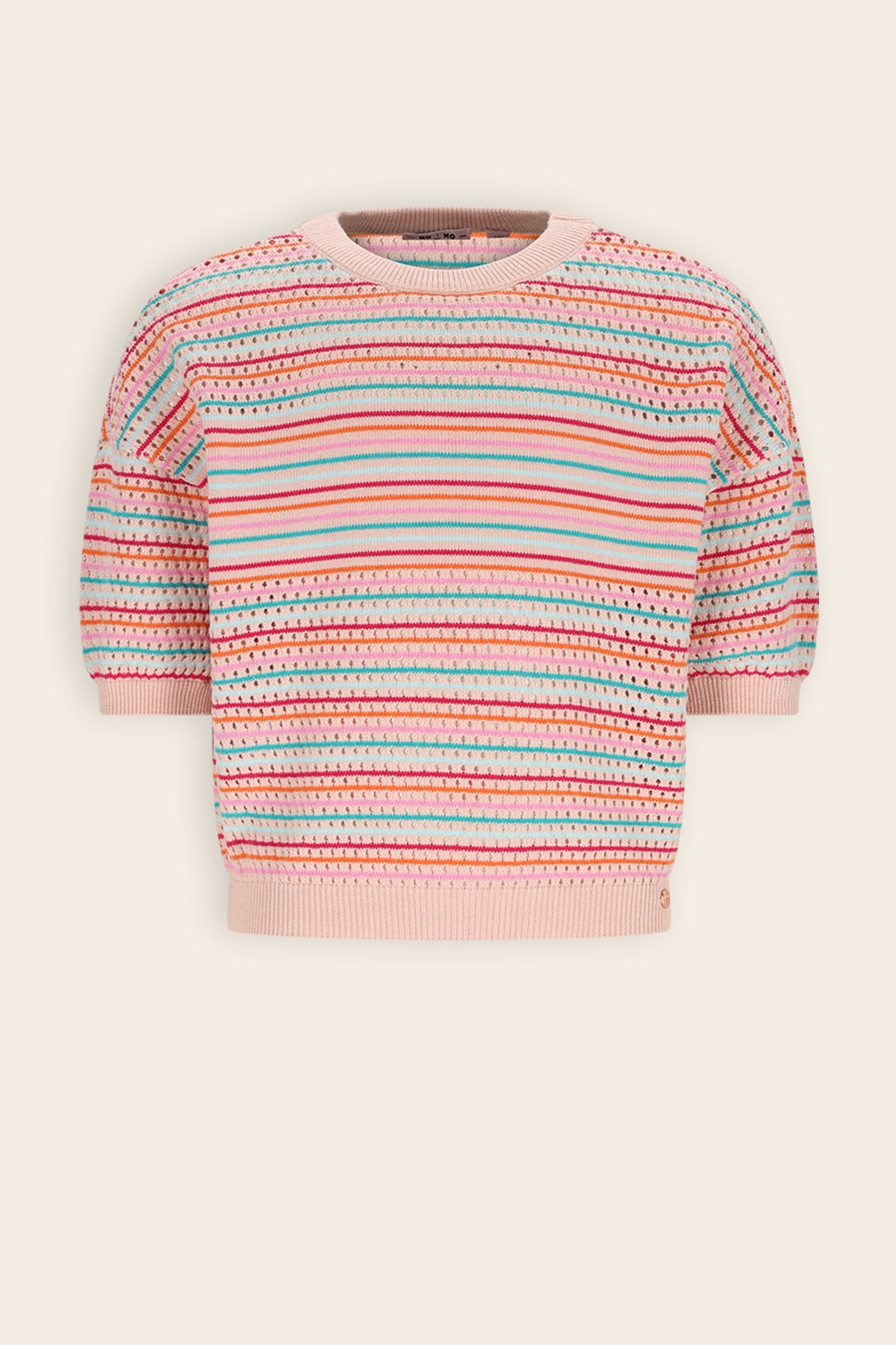 Keya Gebreide Ajour Top Mint Groen