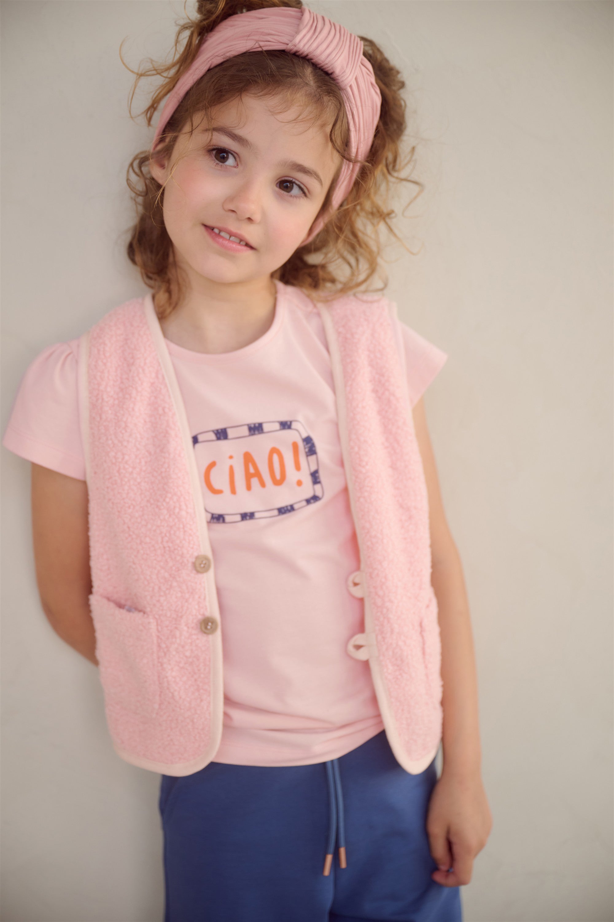 Kiss CIAO T-shirt Zacht Roze