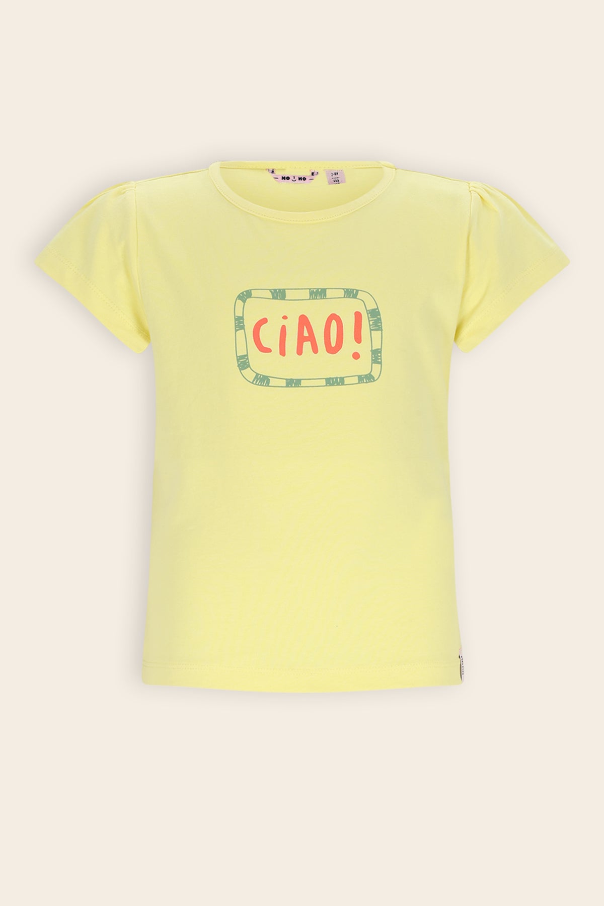 Kiss CIAO T-shirt Geel