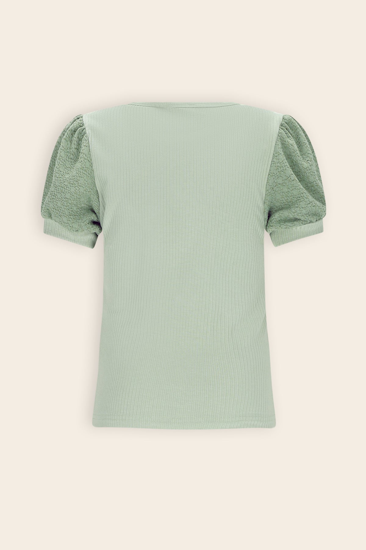 Kyoto Ribjersey Top Groen