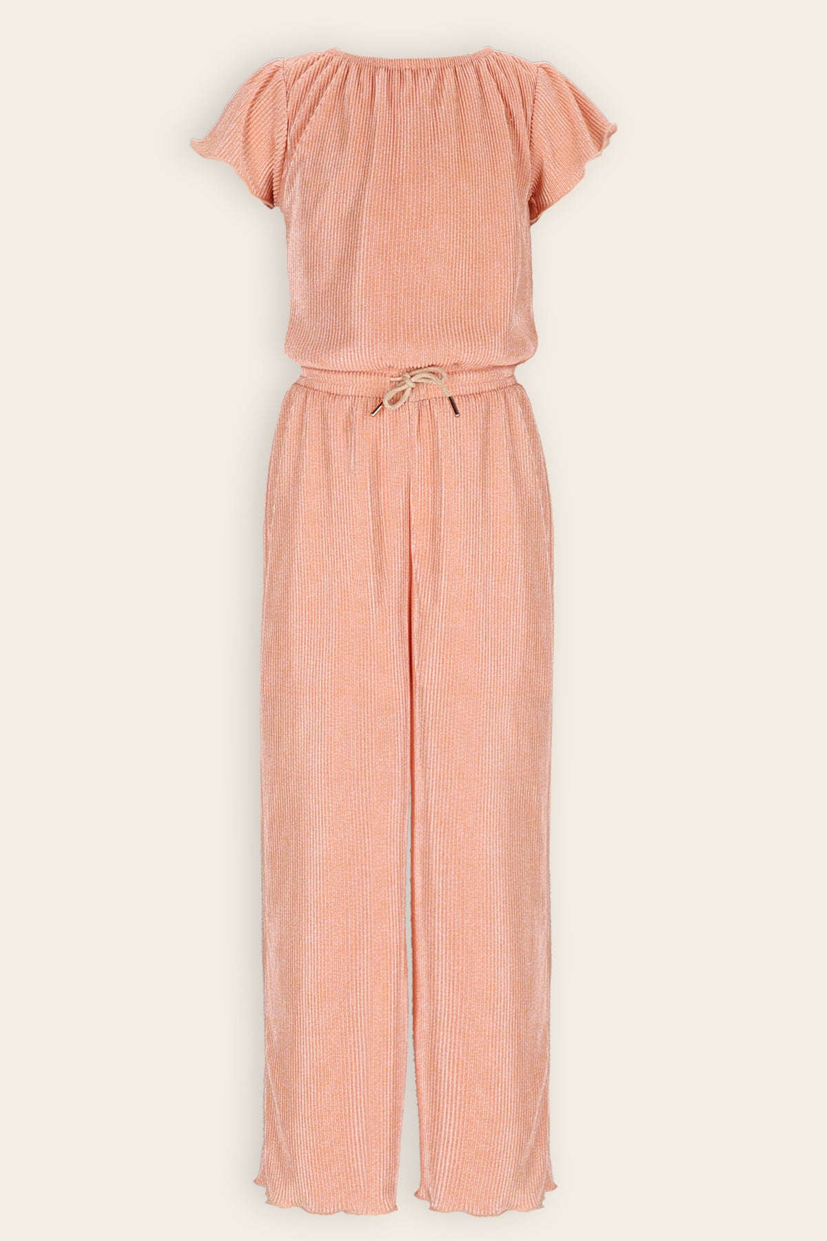 Sebe Plissee Jumpsuit Zacht Roze