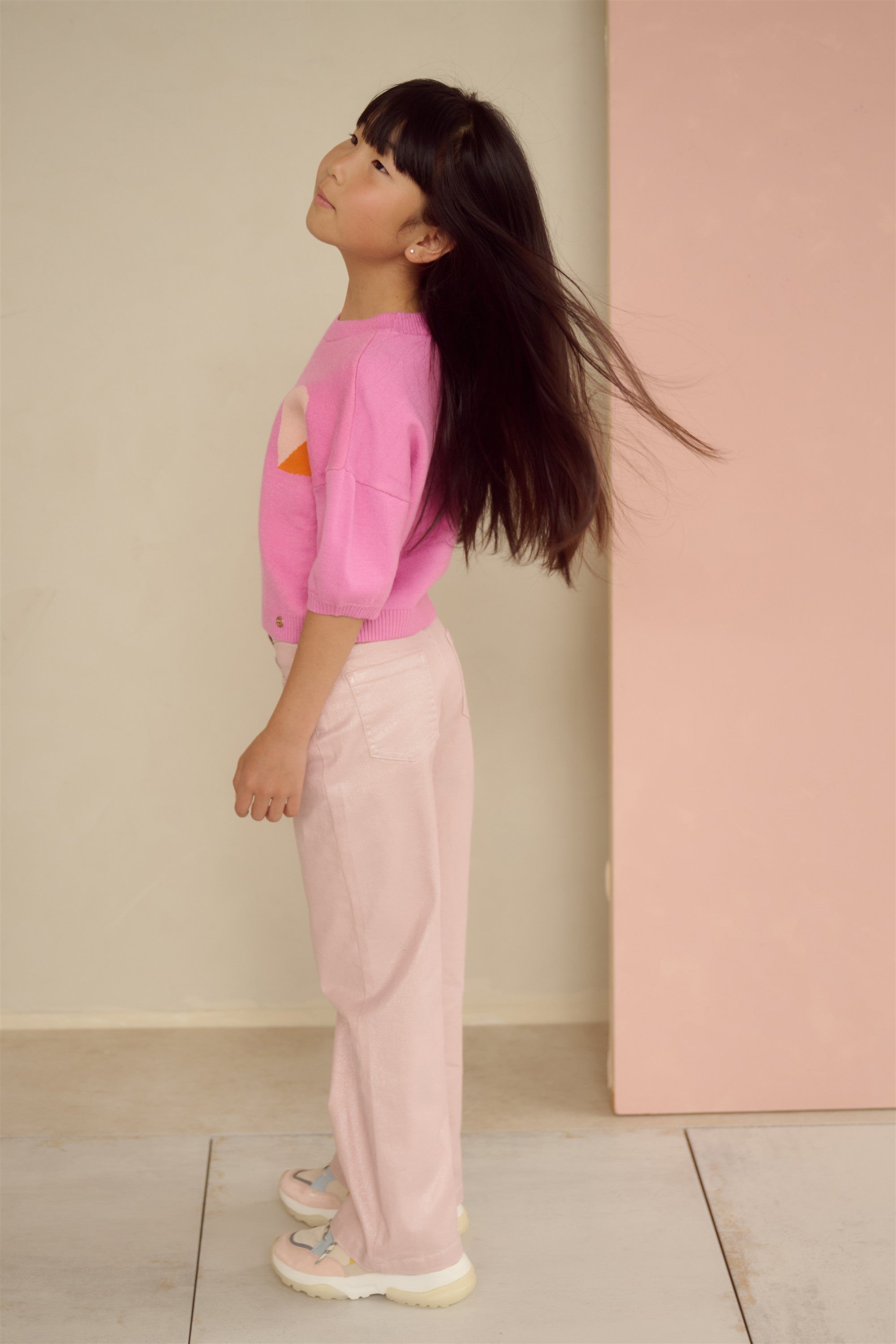 Siam Stretch Twill Pants Zacht Roze