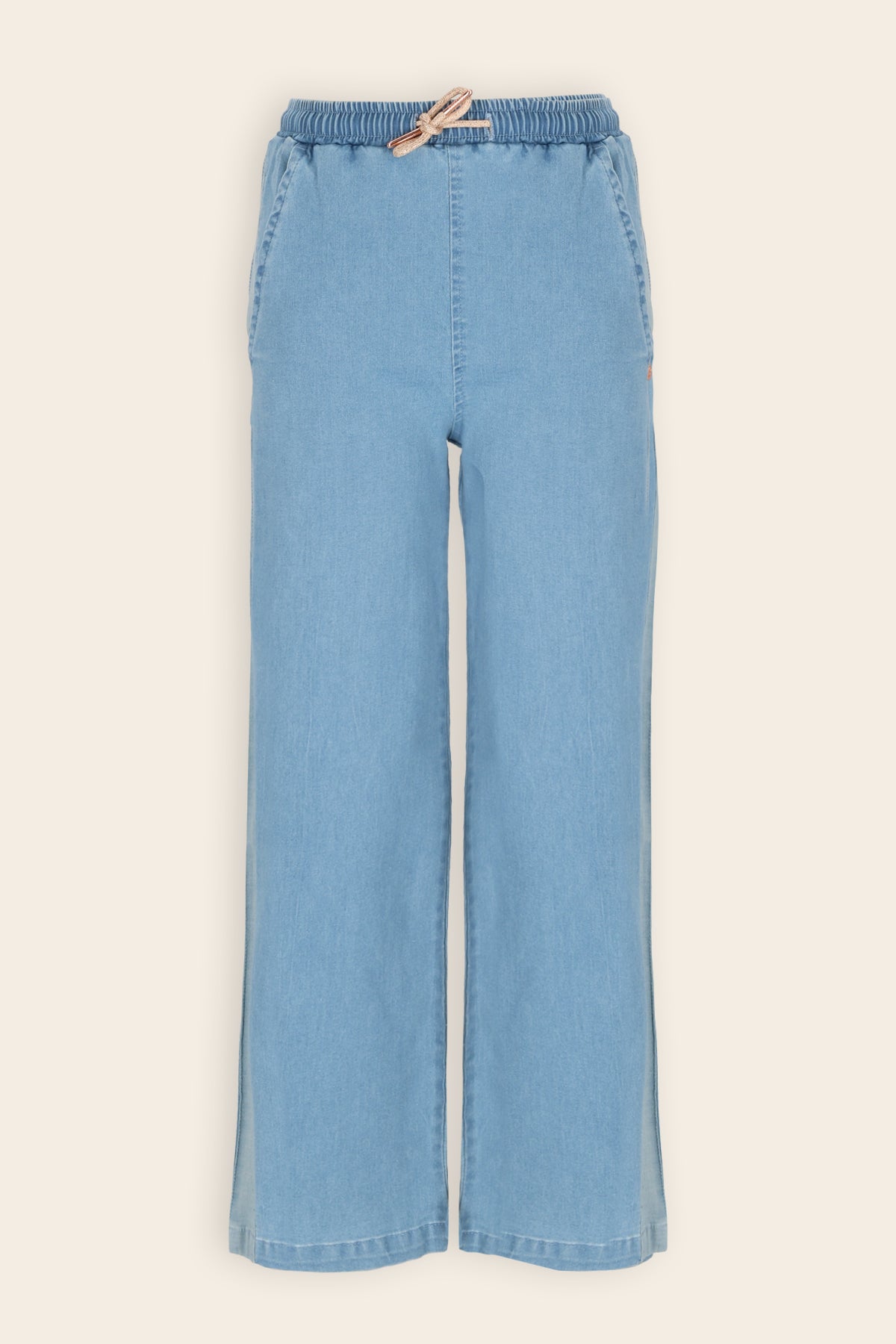 Sue Denim Wijde Broek Blauw
