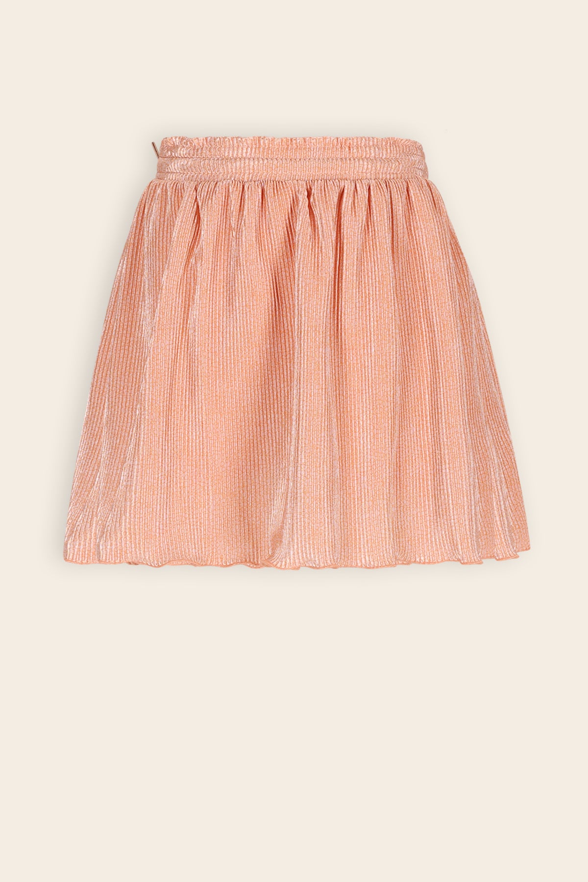 Norah Plisse Rok Zacht Roze