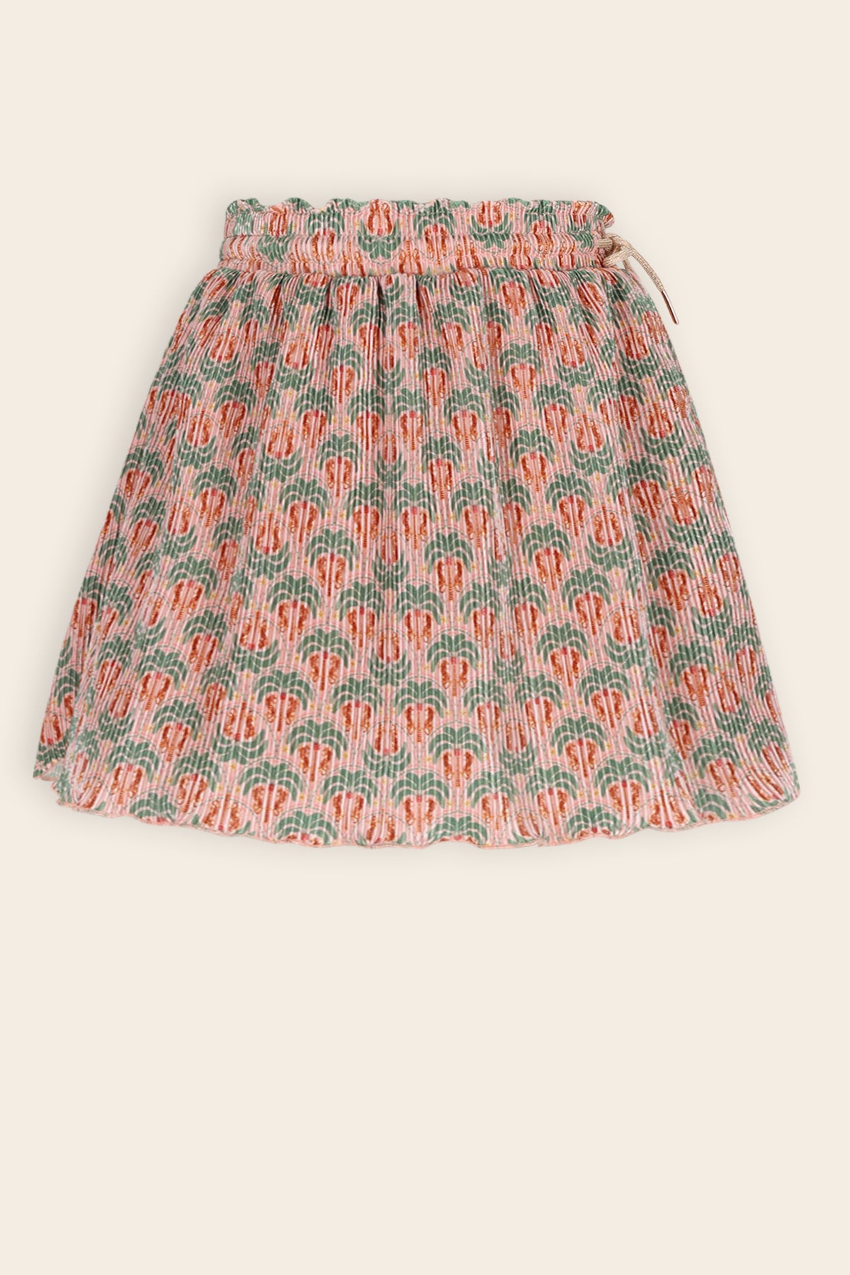 Norah Geprinte Plissee Rok Groen