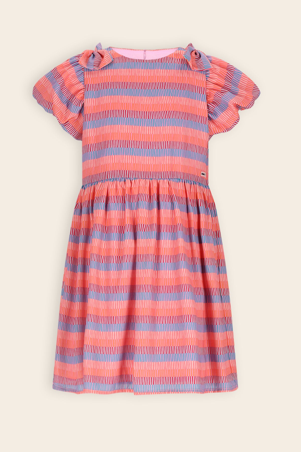 Milly Geprinte Jurk met strik details Roze