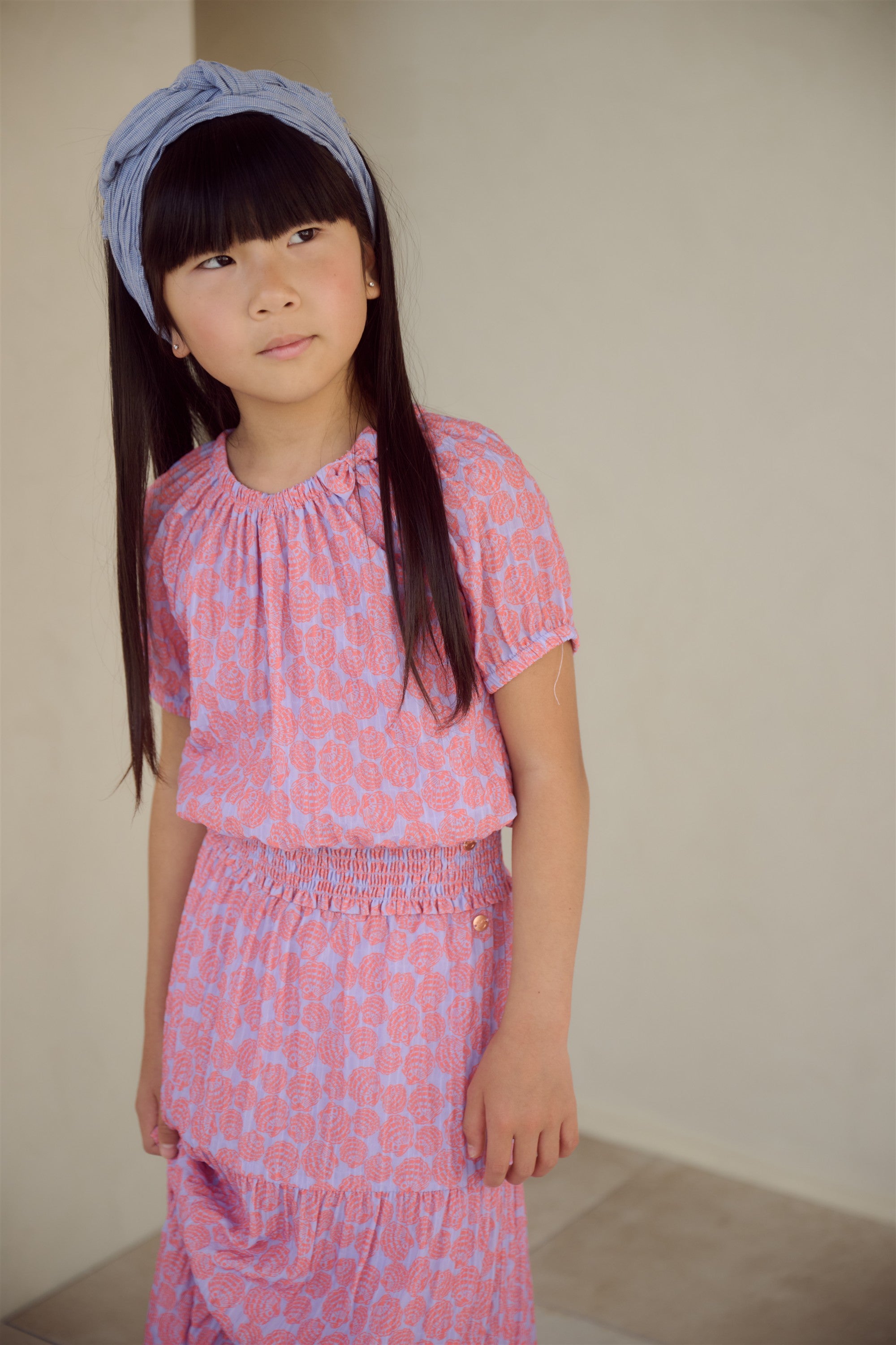 Tomas Geprinte Blouse Paars