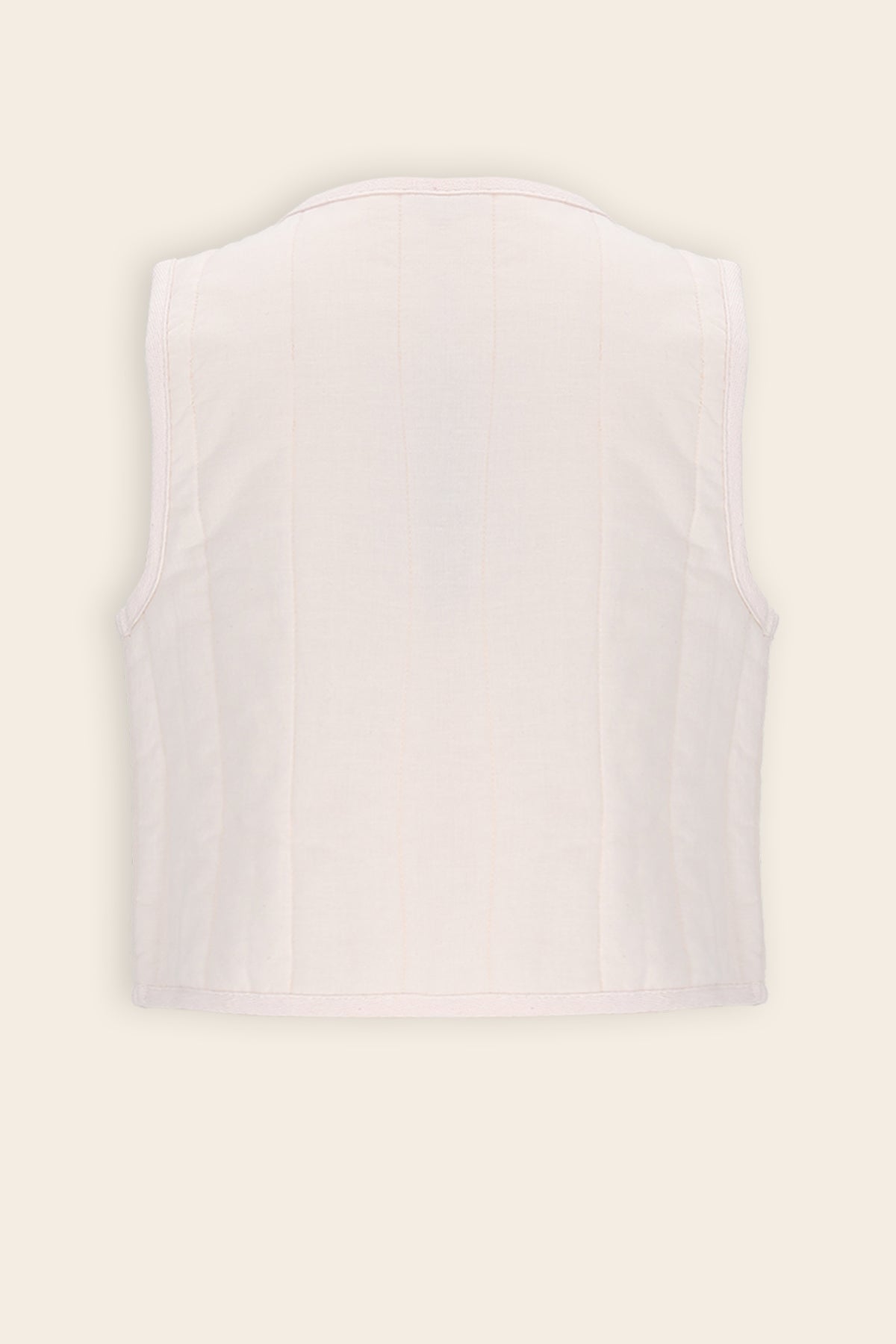 Kadi Embroidered Gilet Light Pink