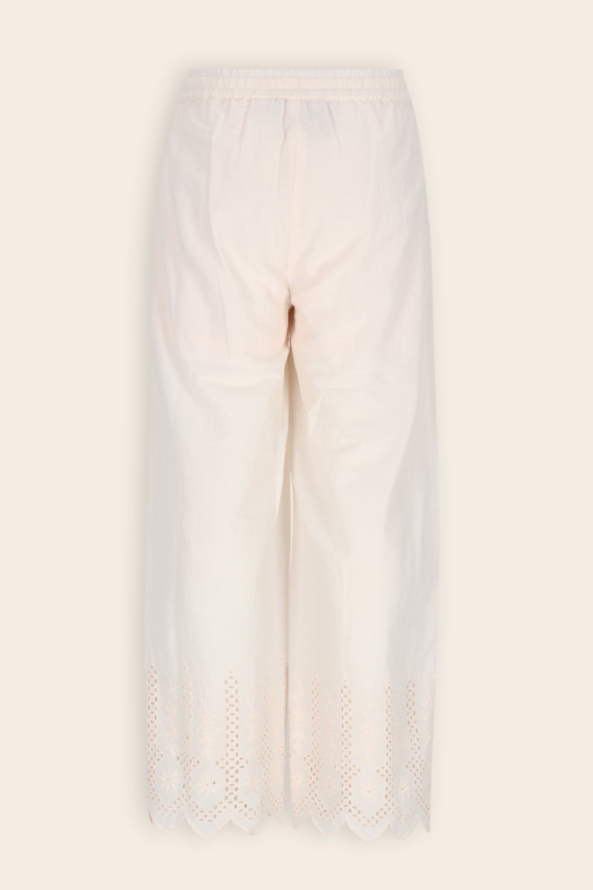 Embroidered Leggings Light Pink