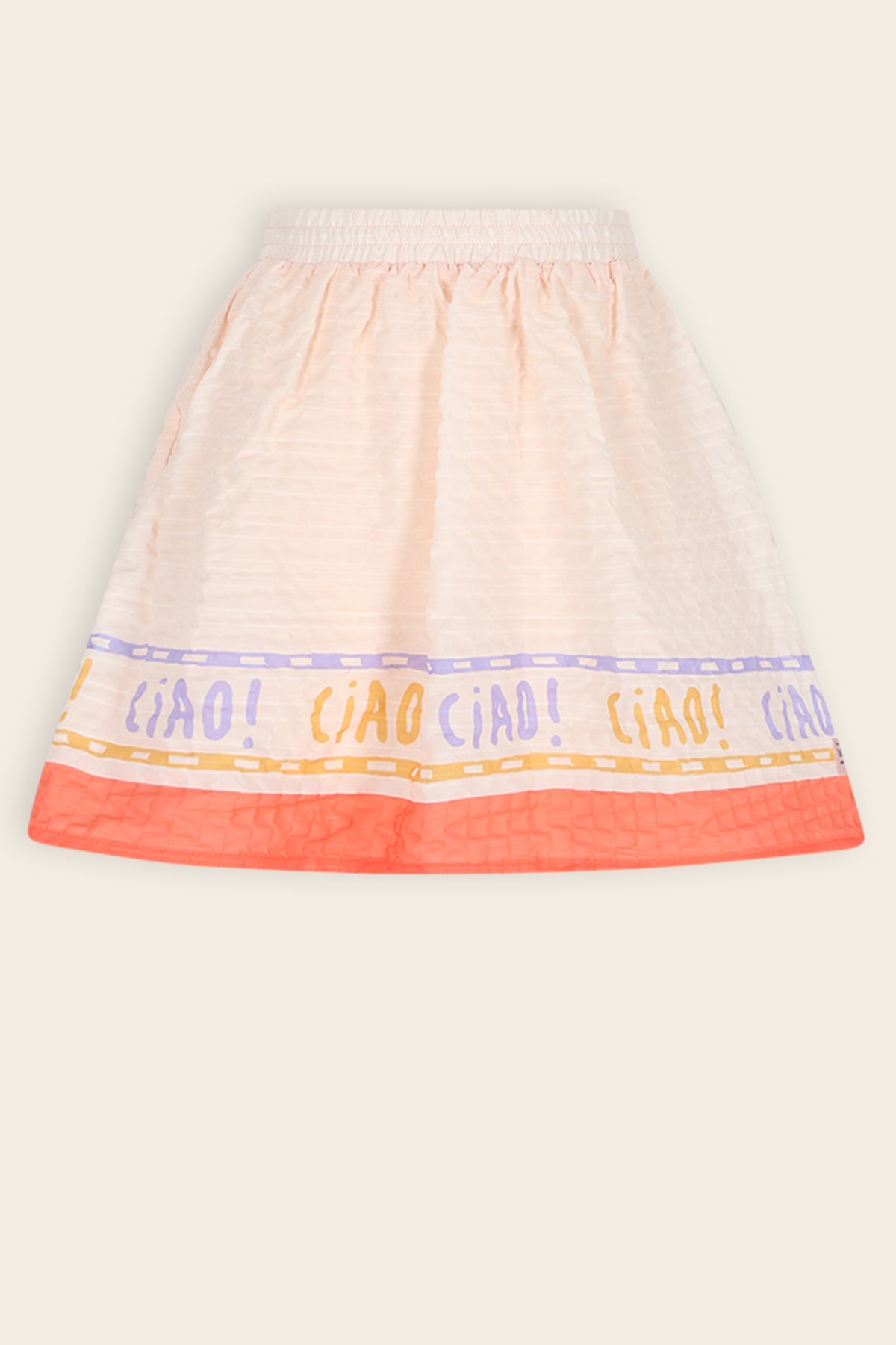 Ninu CIAO Geprinte Rok Licht Roze