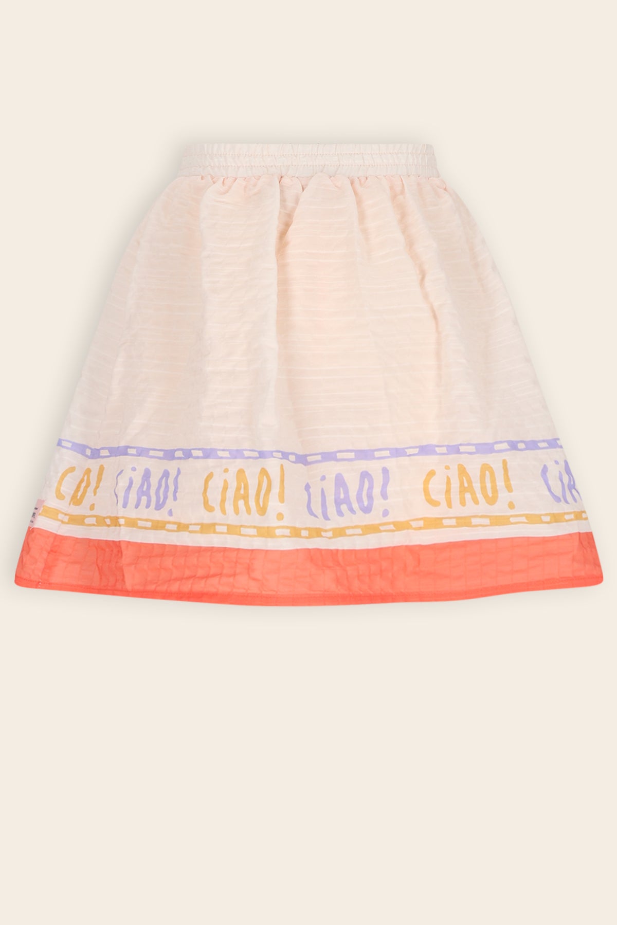 Ninu CIAO Geprinte Rok Licht Roze