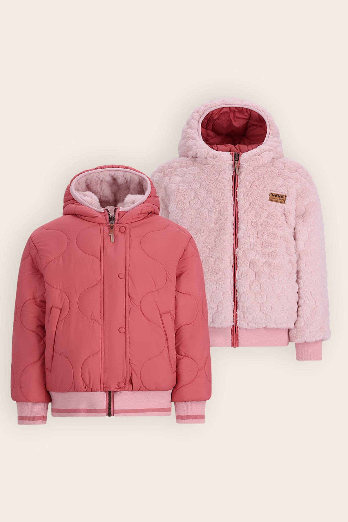 Bomby Reversible Bomberjas Roze