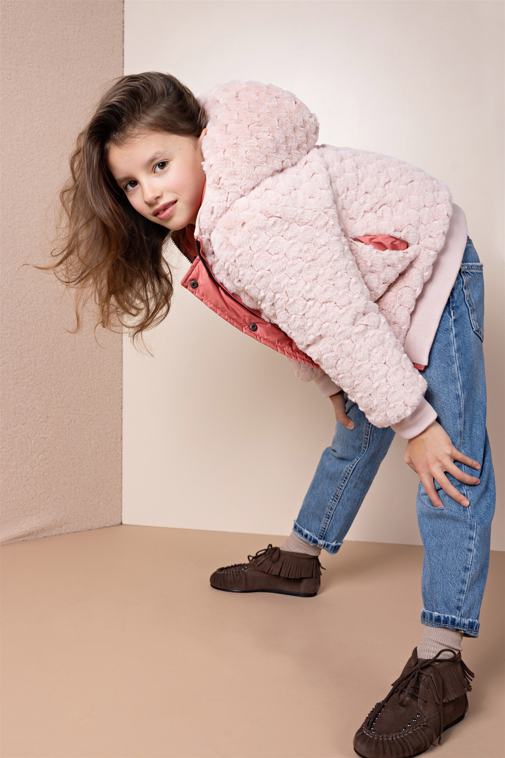 Bomby Reversible Bomberjas Roze