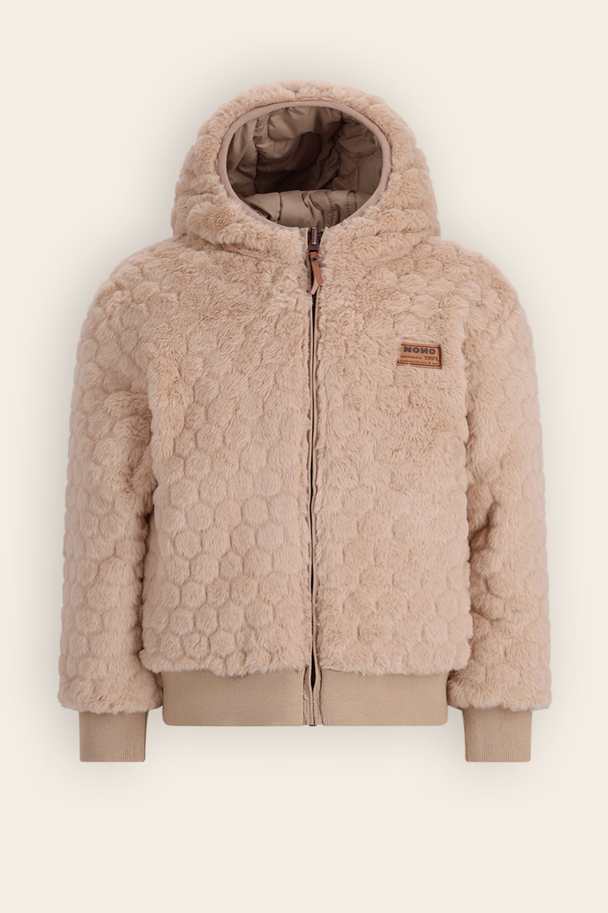 Bomby Reversible Bomber Jacket Beige