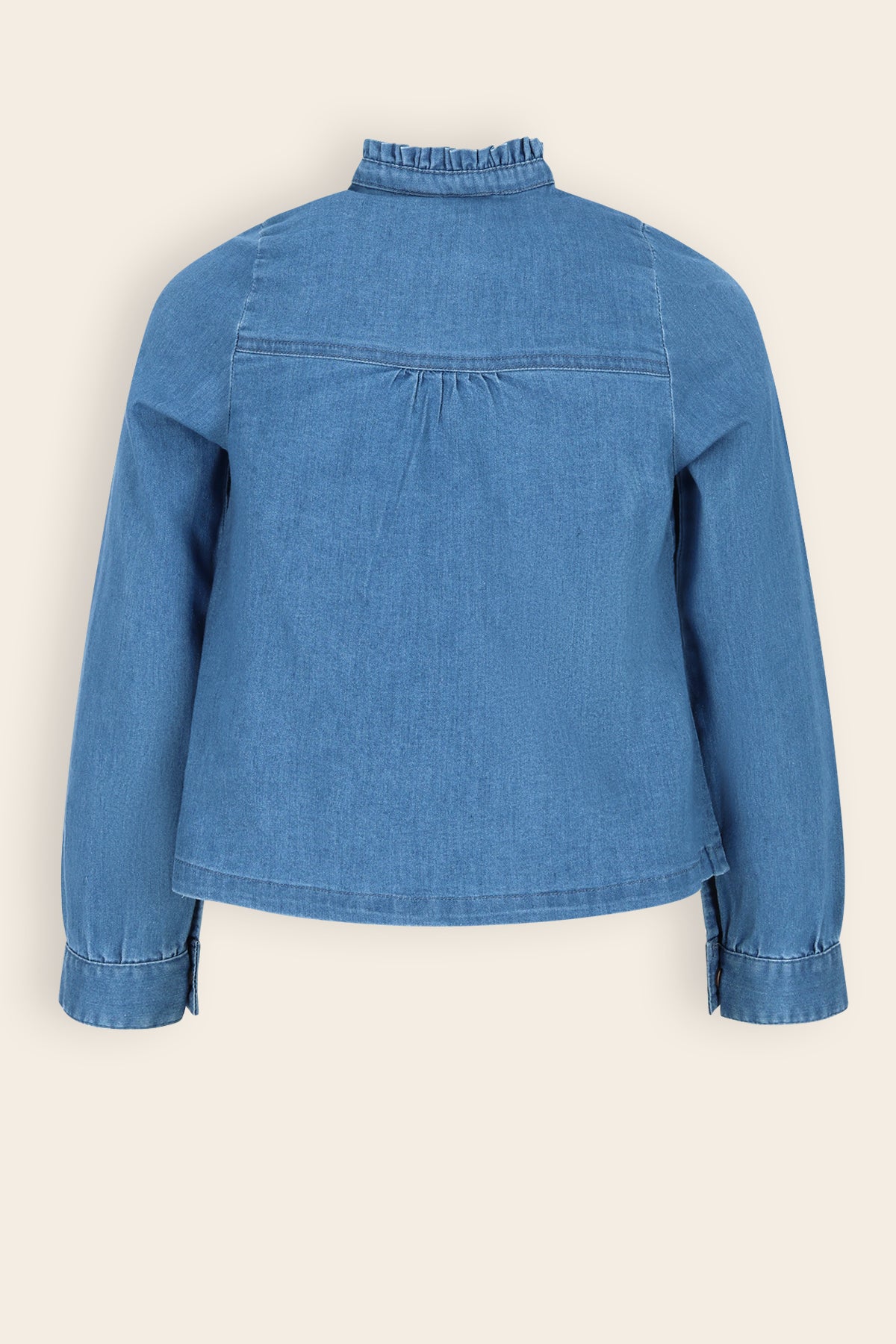 Tikky Denim Blouse Denim Blue
